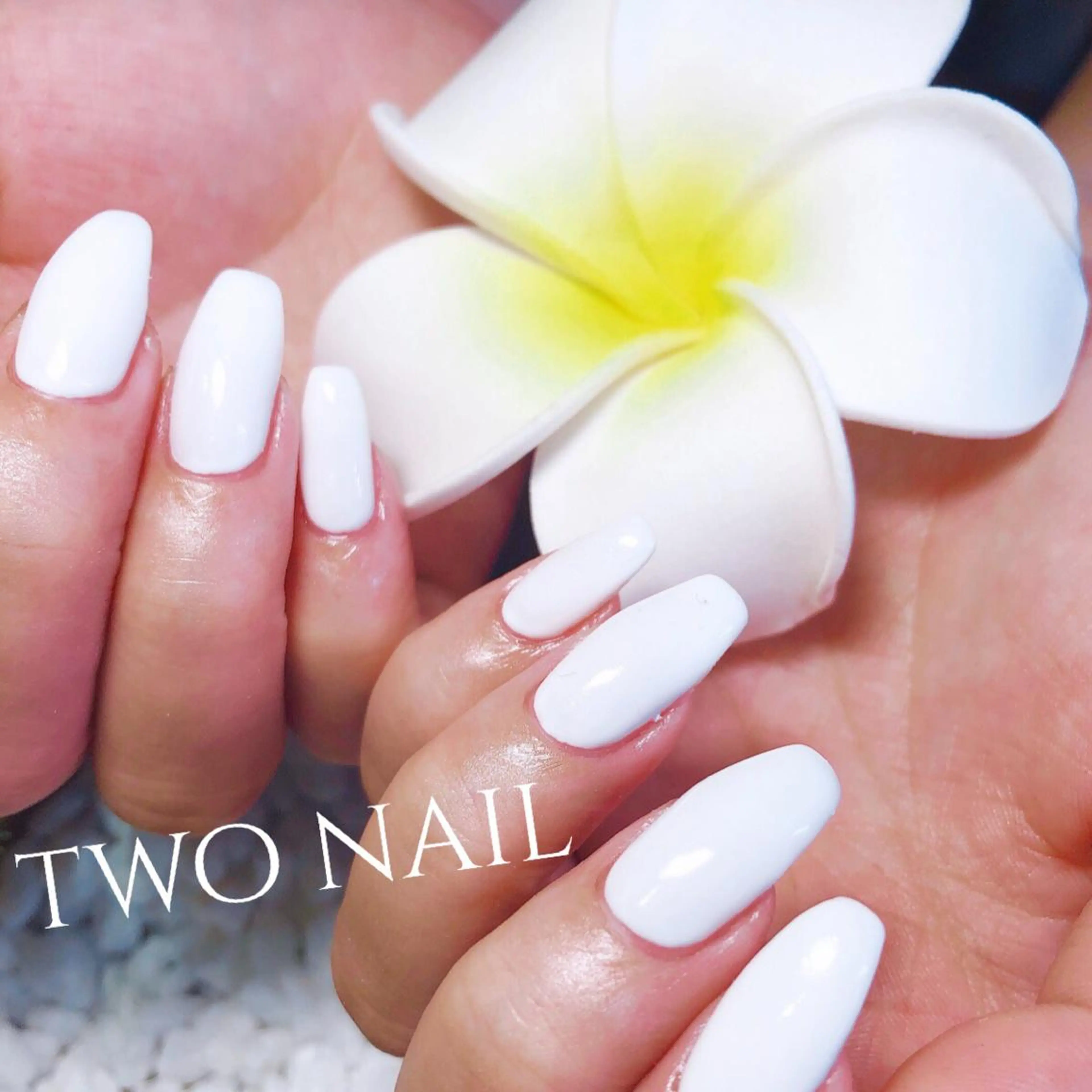 ネイル ワンカラーネイル two nailのネイルデザイン