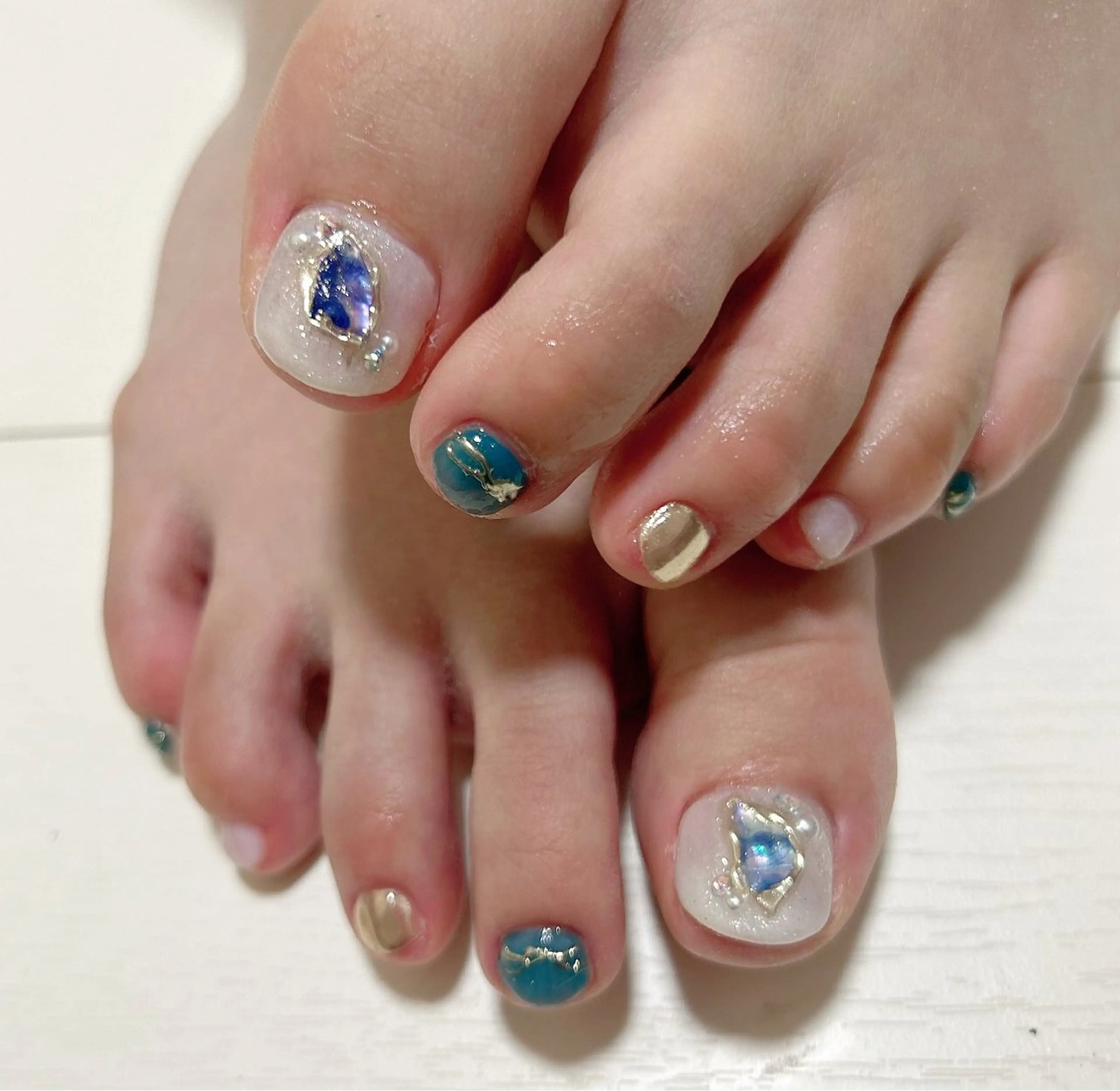 ネイル フットネイル 持ち込み フットネイル Nail Salon Ｄream Mamのネイルデザイン