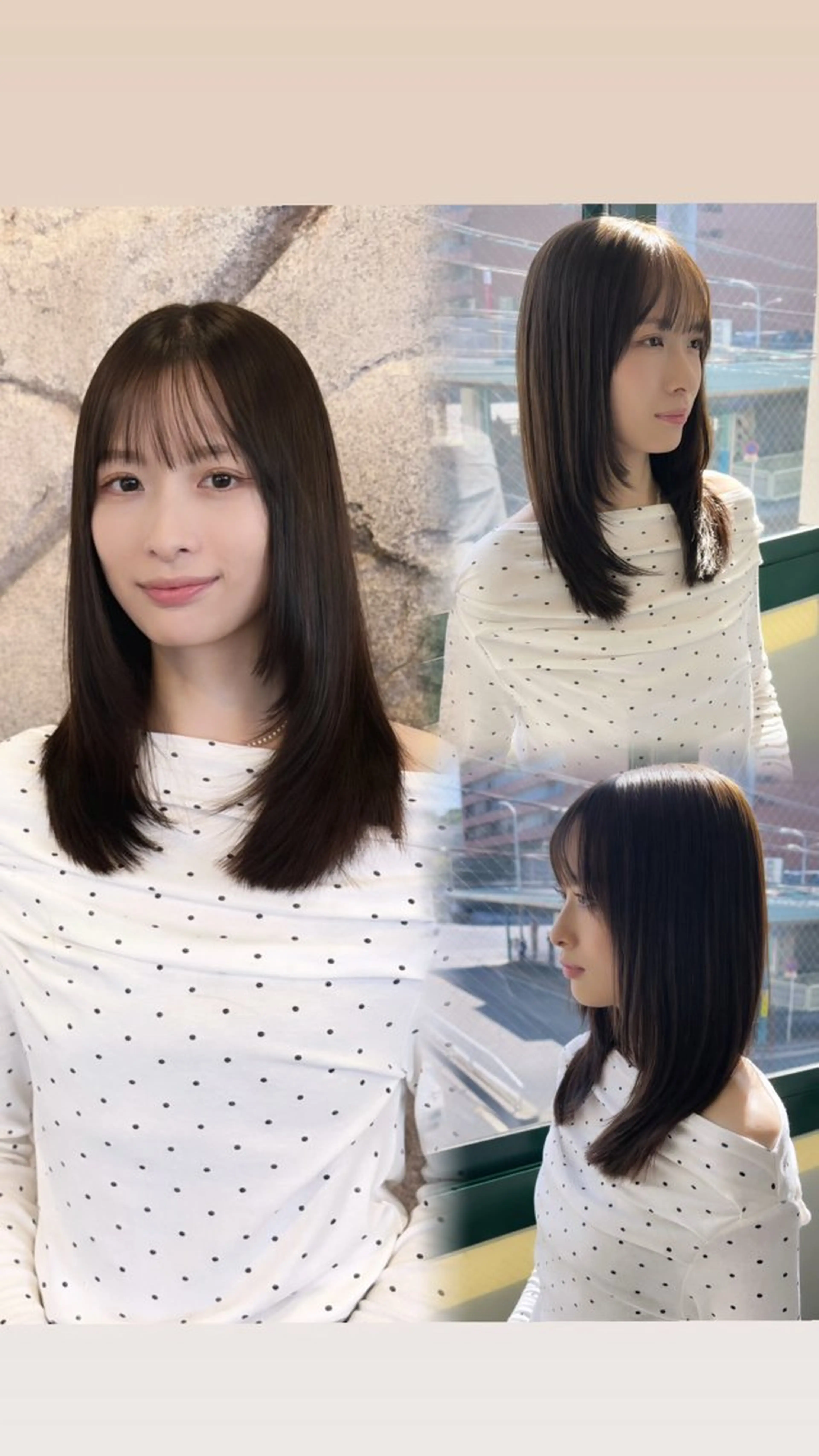 ミディアム gigs星ヶ丘店所属・レイヤーカット/ 艶カラー/YUKAのヘアスタイル