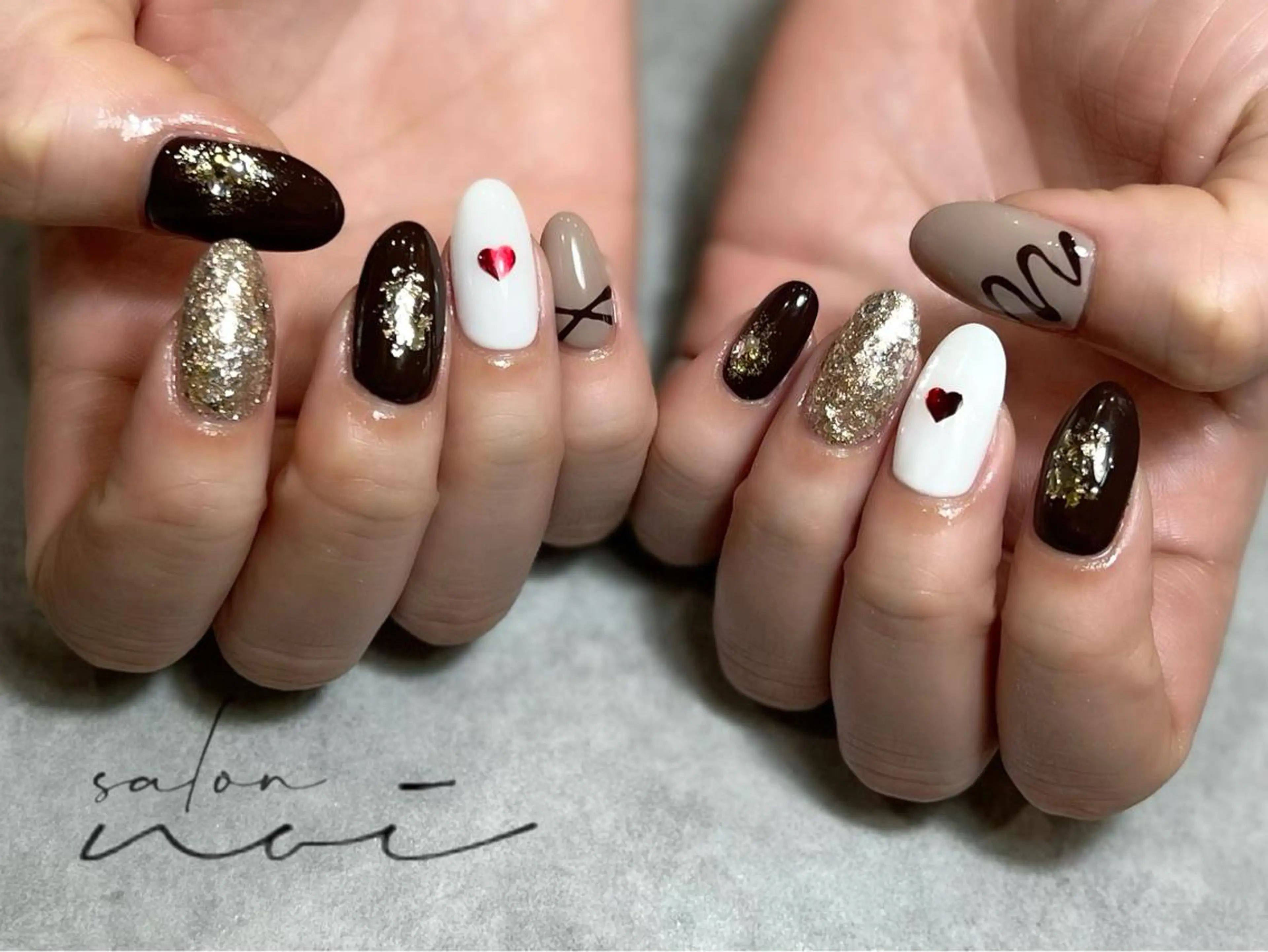 ネイル 持ち込み ハンドネイル salon noi所属・salon noiのネイルデザイン