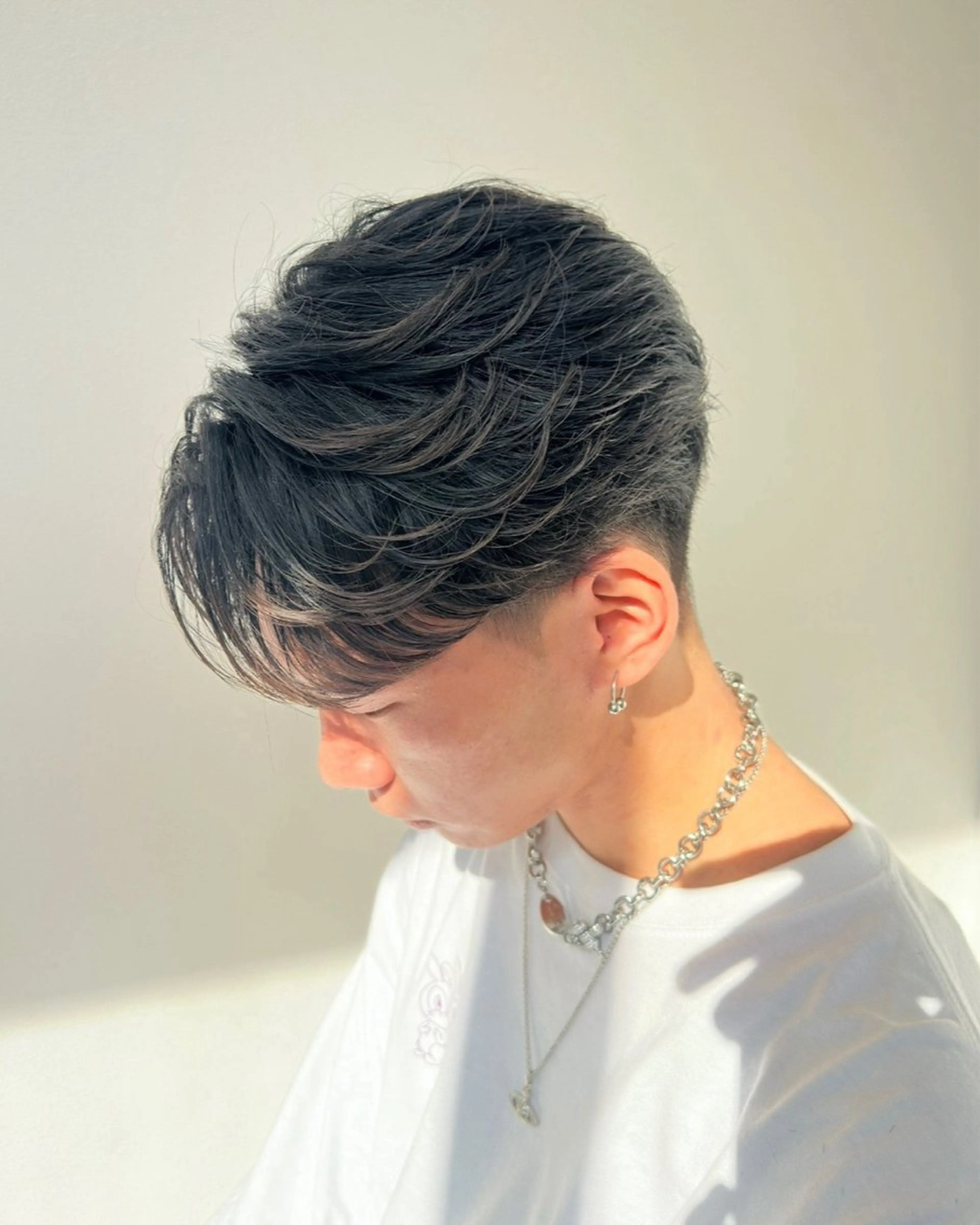 メンズ カット パーマ メンズ/心斎橋 /韓流/藤本理希のヘアスタイル