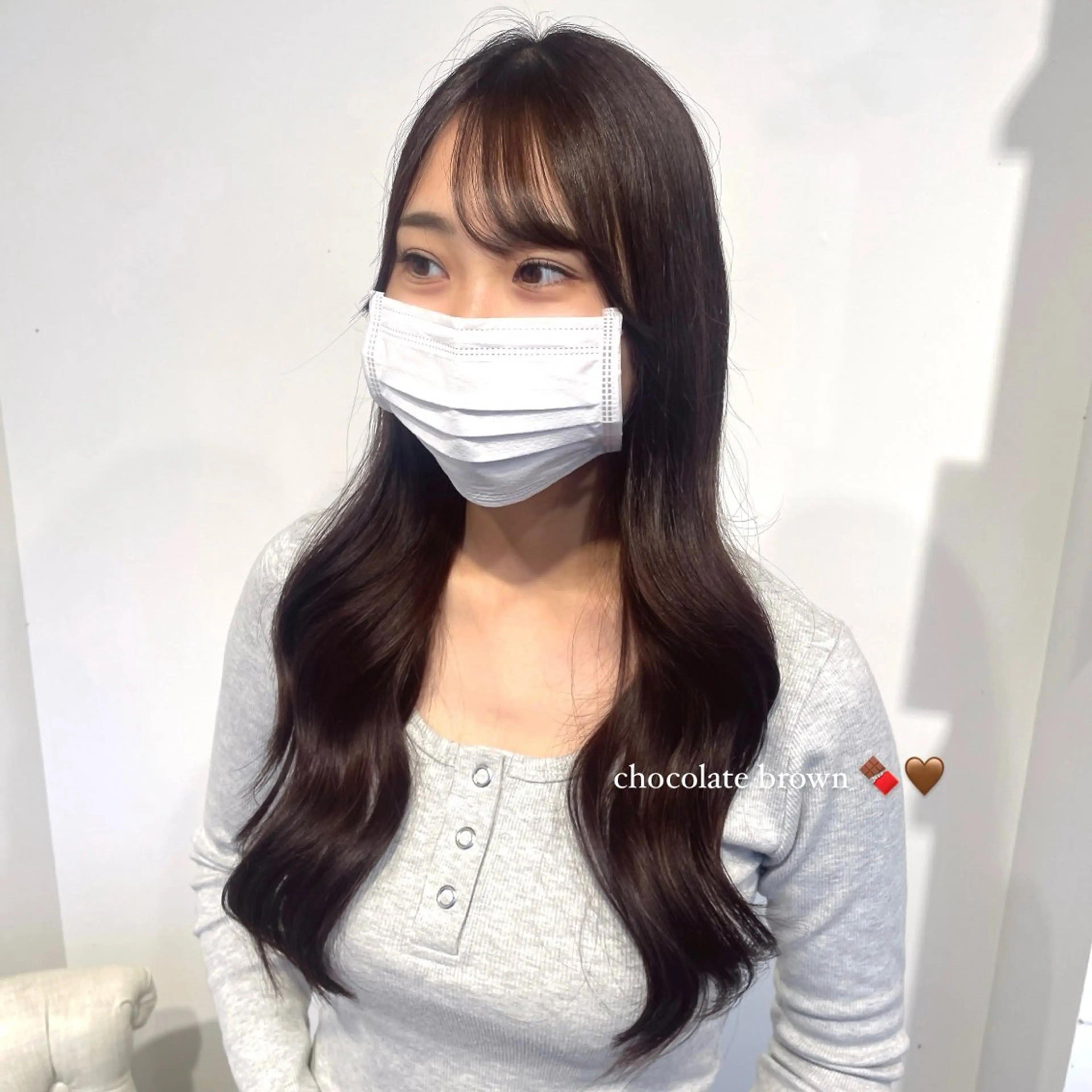 【 🩷特別𝙢𝙚𝙣𝙪🩷 】 艶ワンカラー+前髪カット+𝟯𝙨𝙩𝙚𝙥トリートメント（土日祝+500）の写真