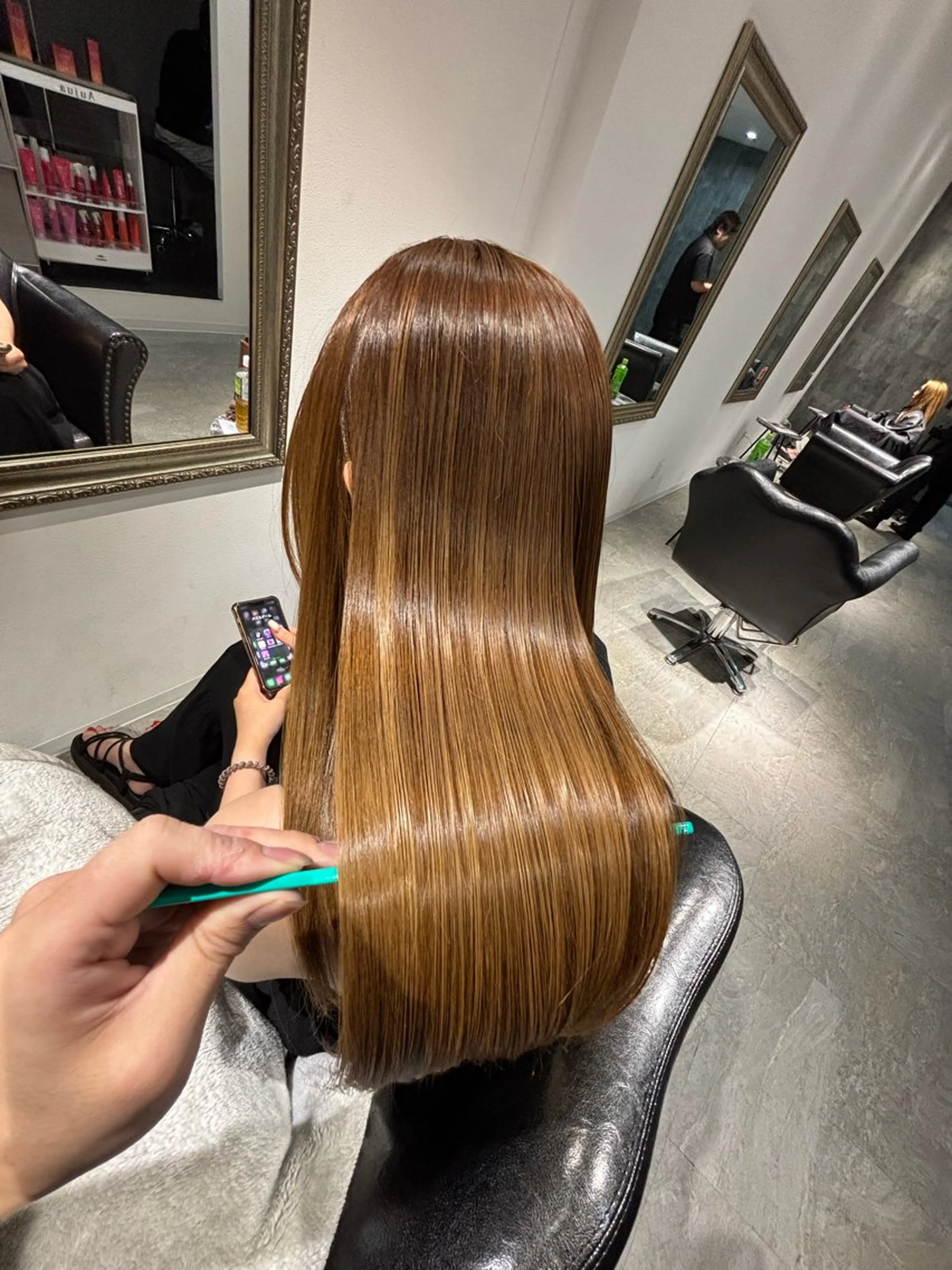 ロング カット ヘアカラー トリートメント 髪質改善✨ /冨永隆誠のヘアスタイル