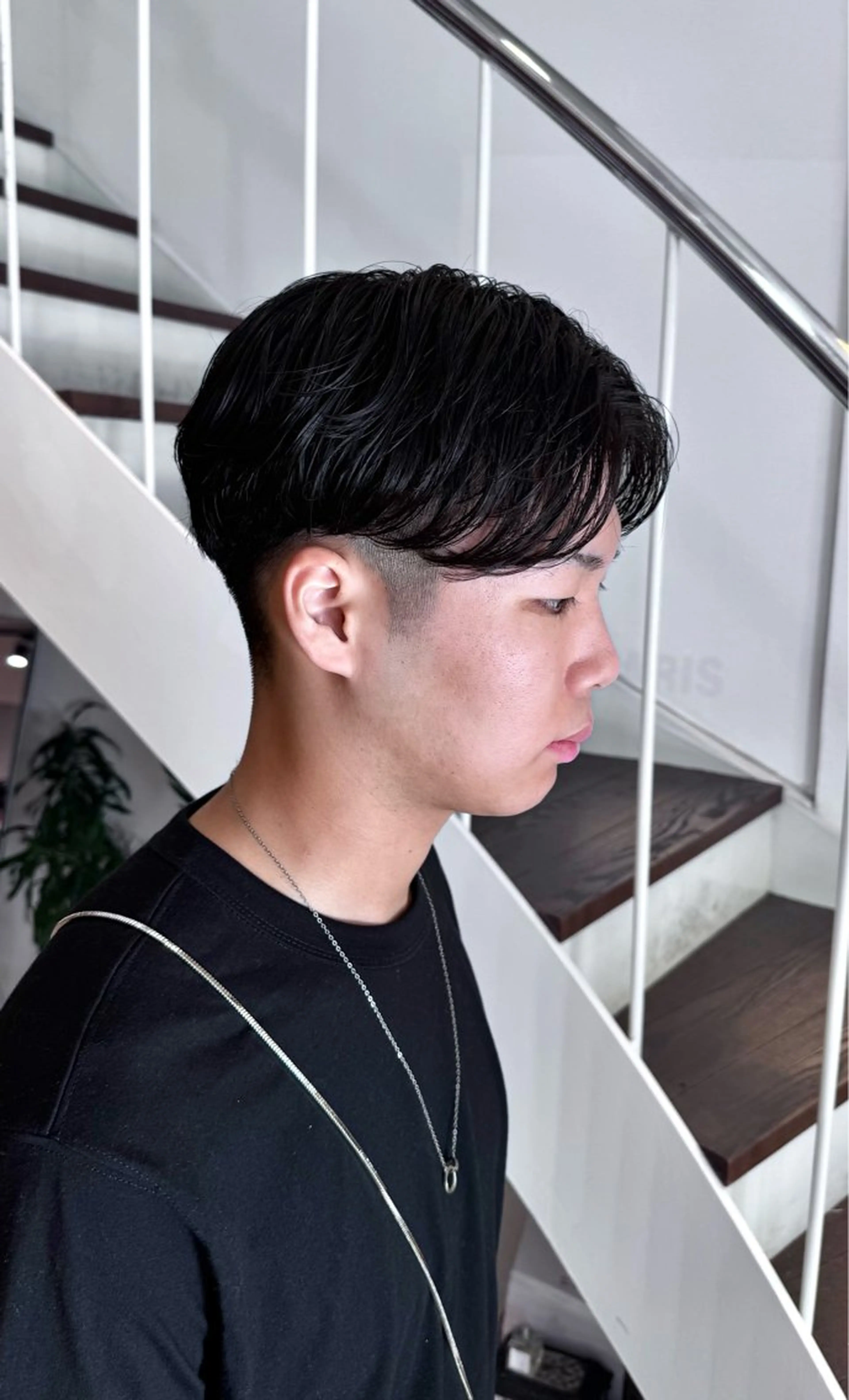 ショート パーマ メンズ メンズパーマ ニュアンスパーマ MIES ミナリのヘアスタイル