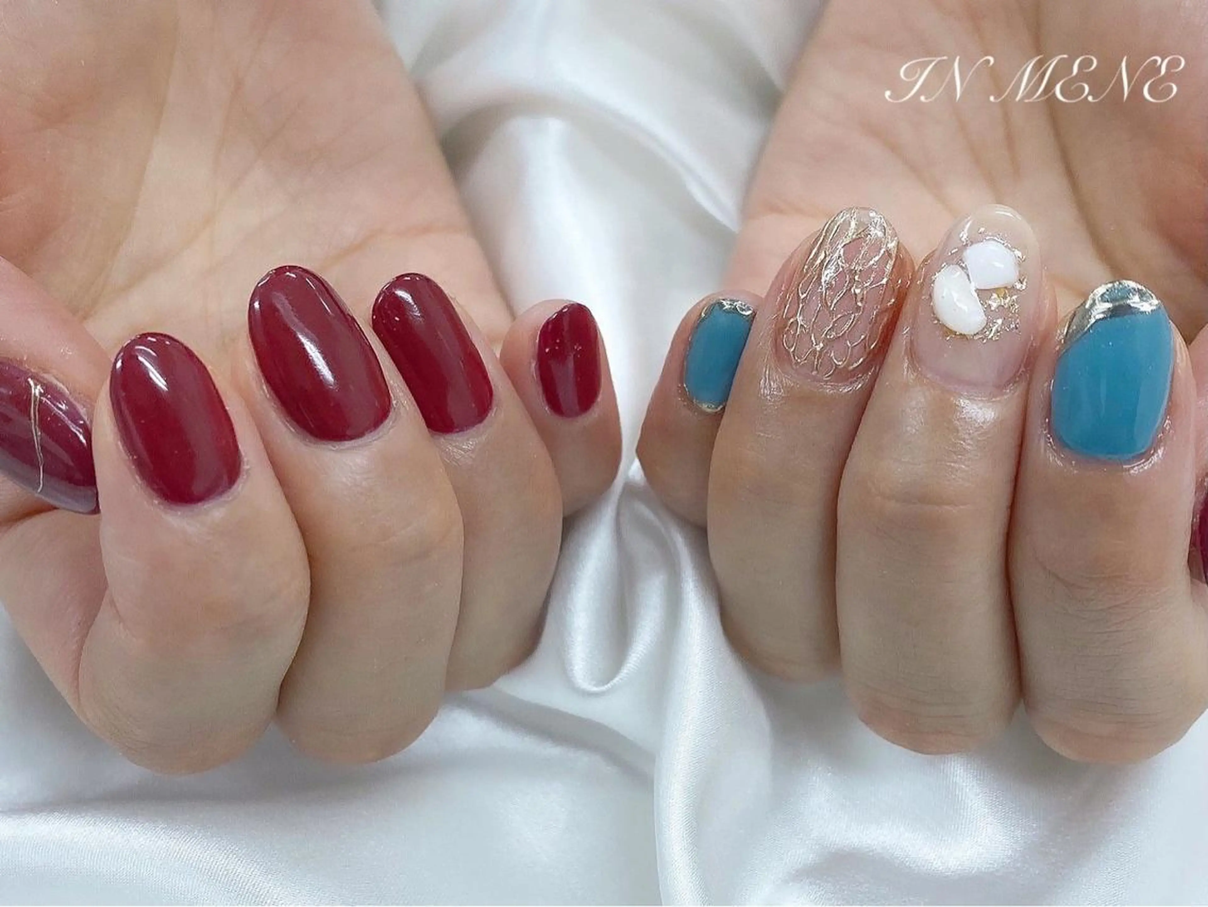 ❤️🩹ちぐはぐニュアンスネイル❤️🩹(初回オフ込)の写真