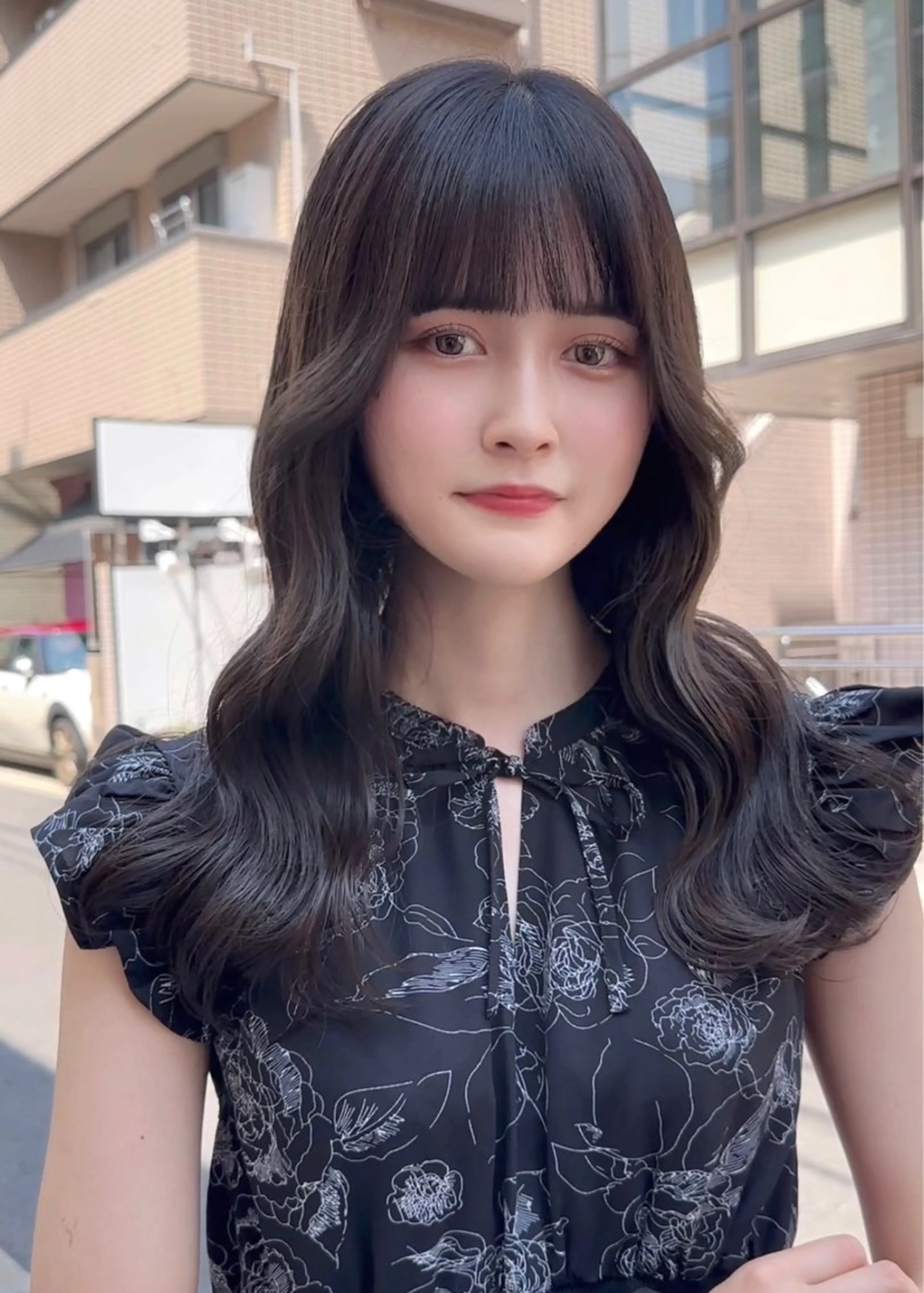 ロング カラー 黒髪 ブリーチ ダブルカラー グレージュ 韓国風カラー カット ヘアカラー トリートメント ヘッドスパ 韓国風/美髪/透明感 hiroのヘアスタイル