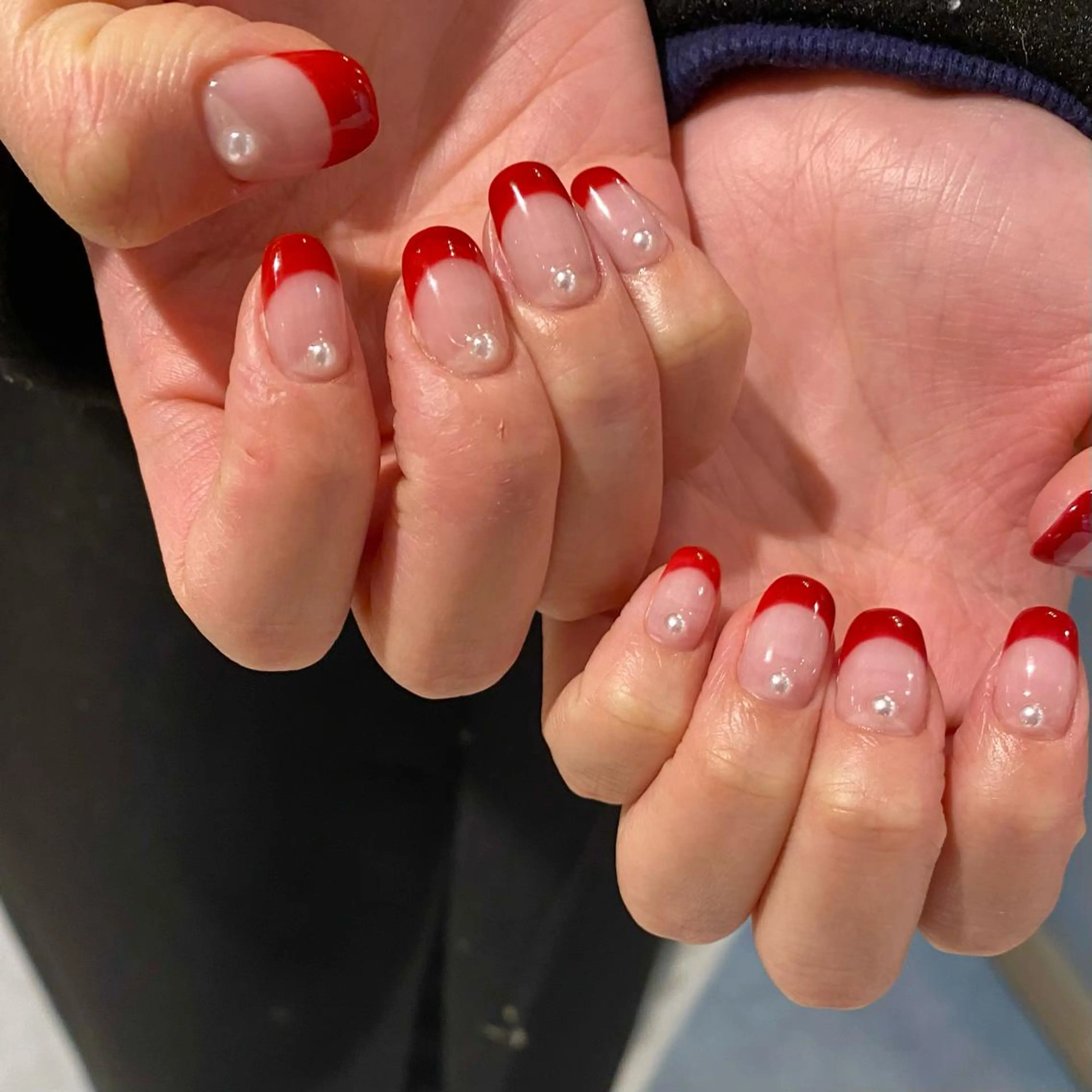 ネイル ニュアンスネイル ハンドネイル RINO AMANE nailのネイルデザイン