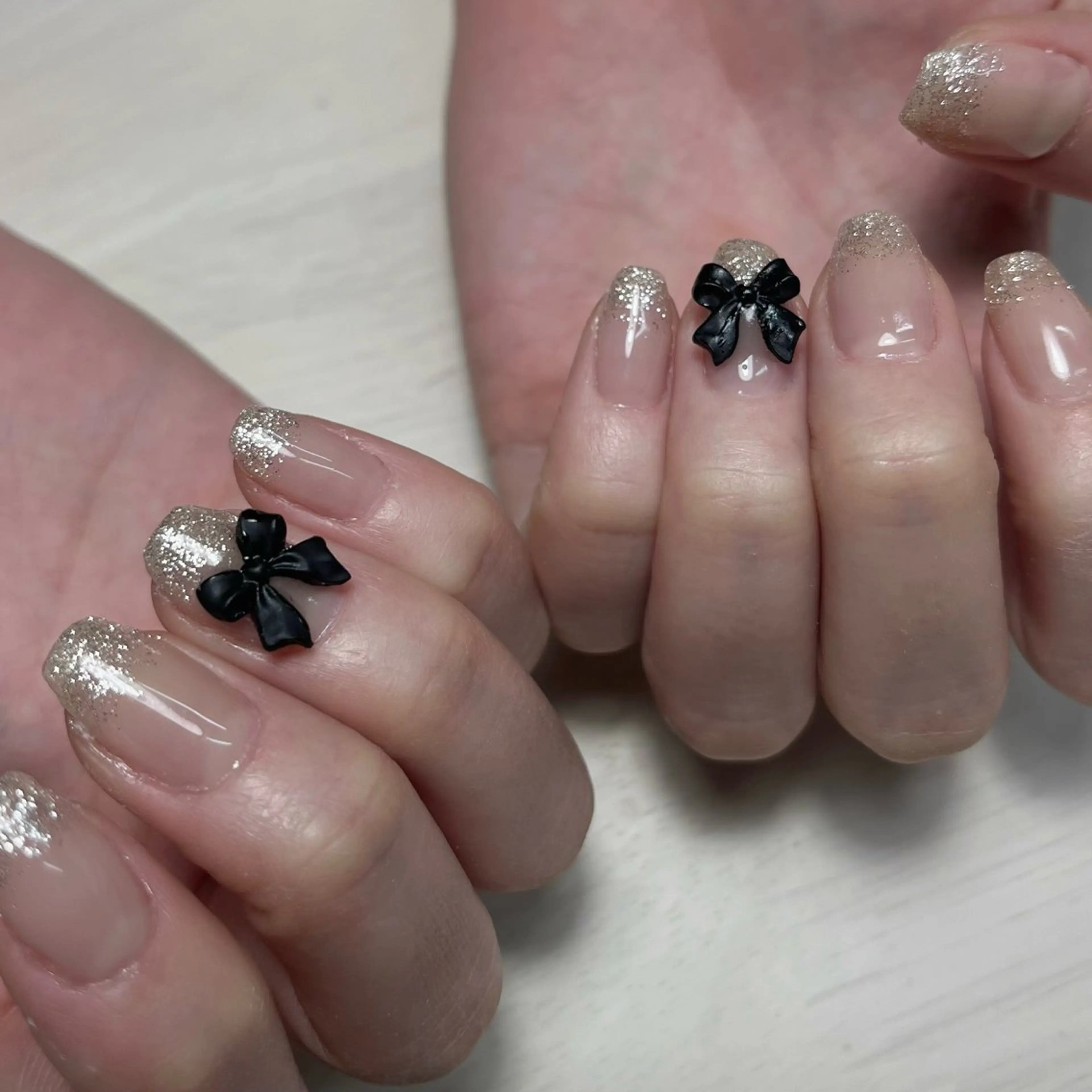 ネイル グラデーション ラメ(グリッター) ラメグラデーション mumjyu所属・mumjyu MIKAのネイルデザイン