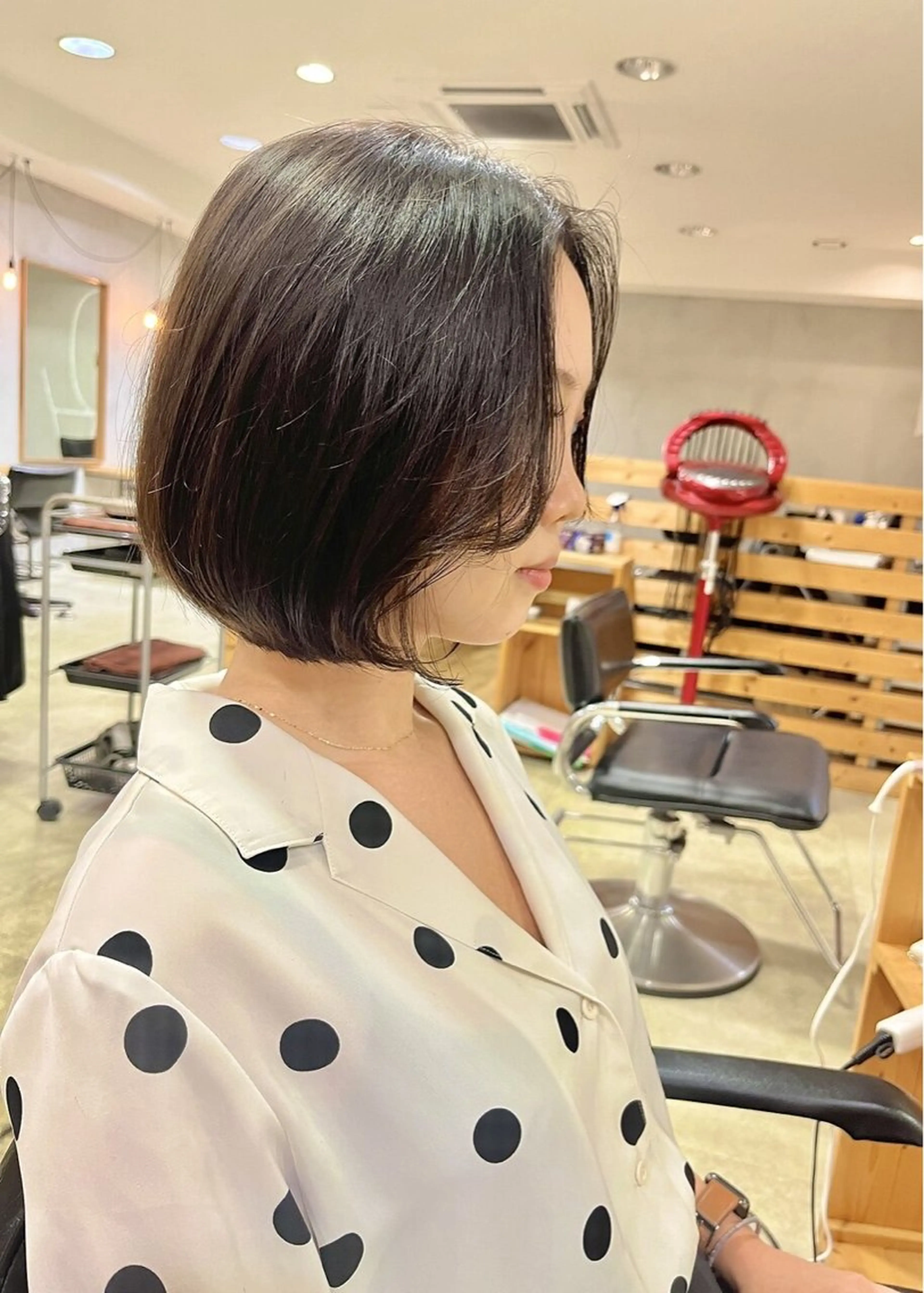 ショート カット ヘアカラー トリートメント hoNua. 栄/透明感カラーのヘアスタイル