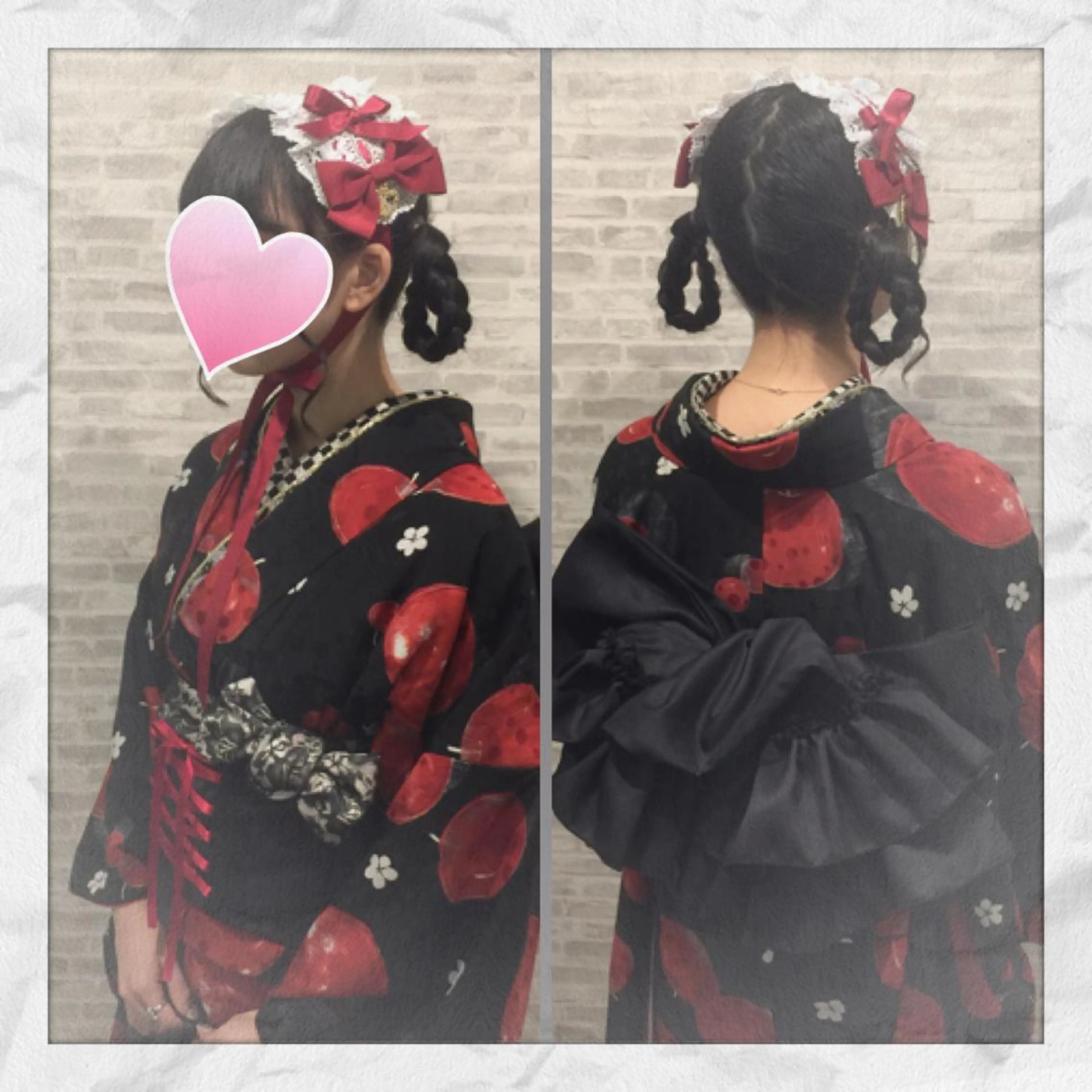 セミロング ヘアセット/着付け 𓇼 松本 夏美𓇼のヘアスタイル