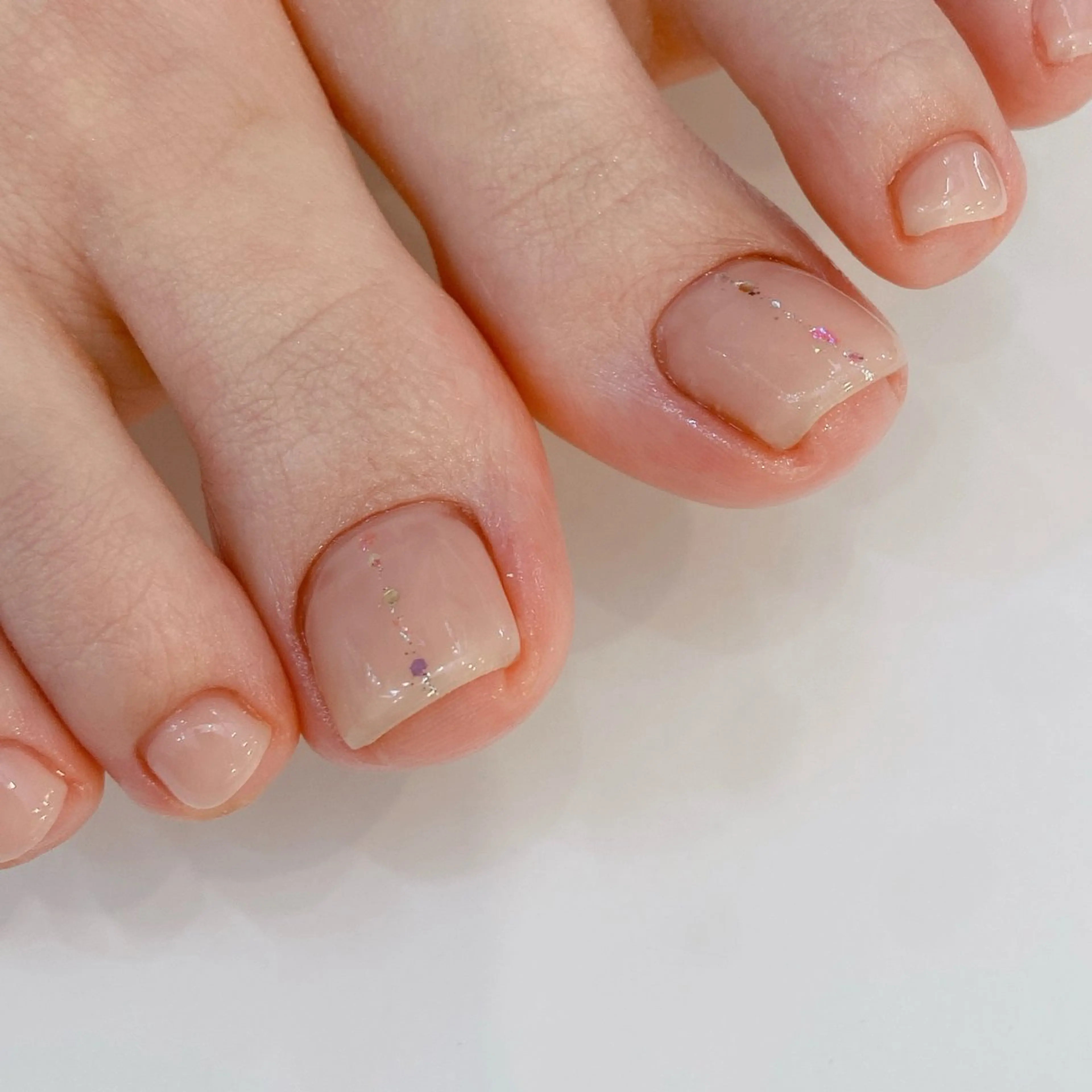 【フットジェル】ワンカラー/グラデ/フレンチの写真