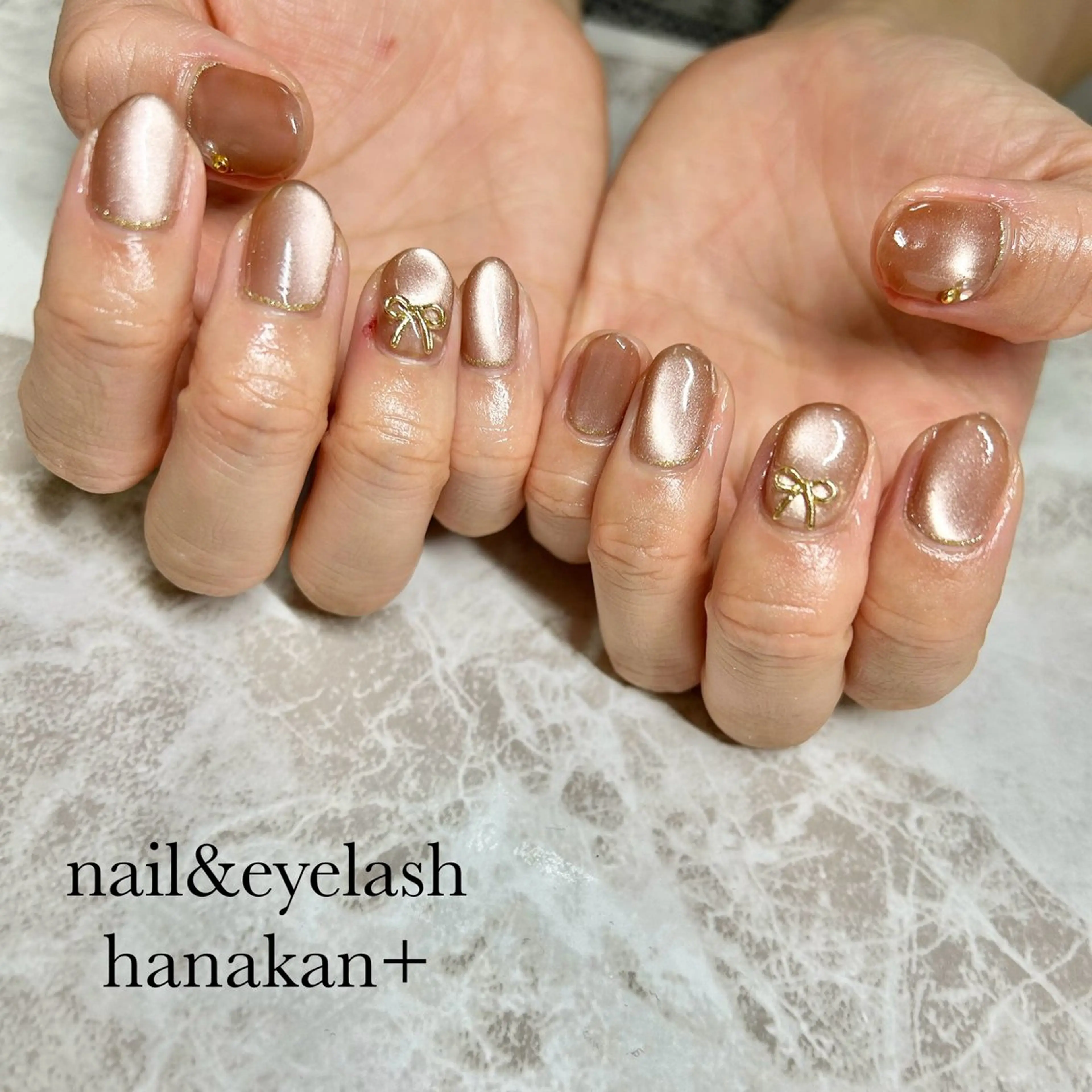 ネイル ラメ(グリッター) ハンドネイル S Fumiのネイルデザイン