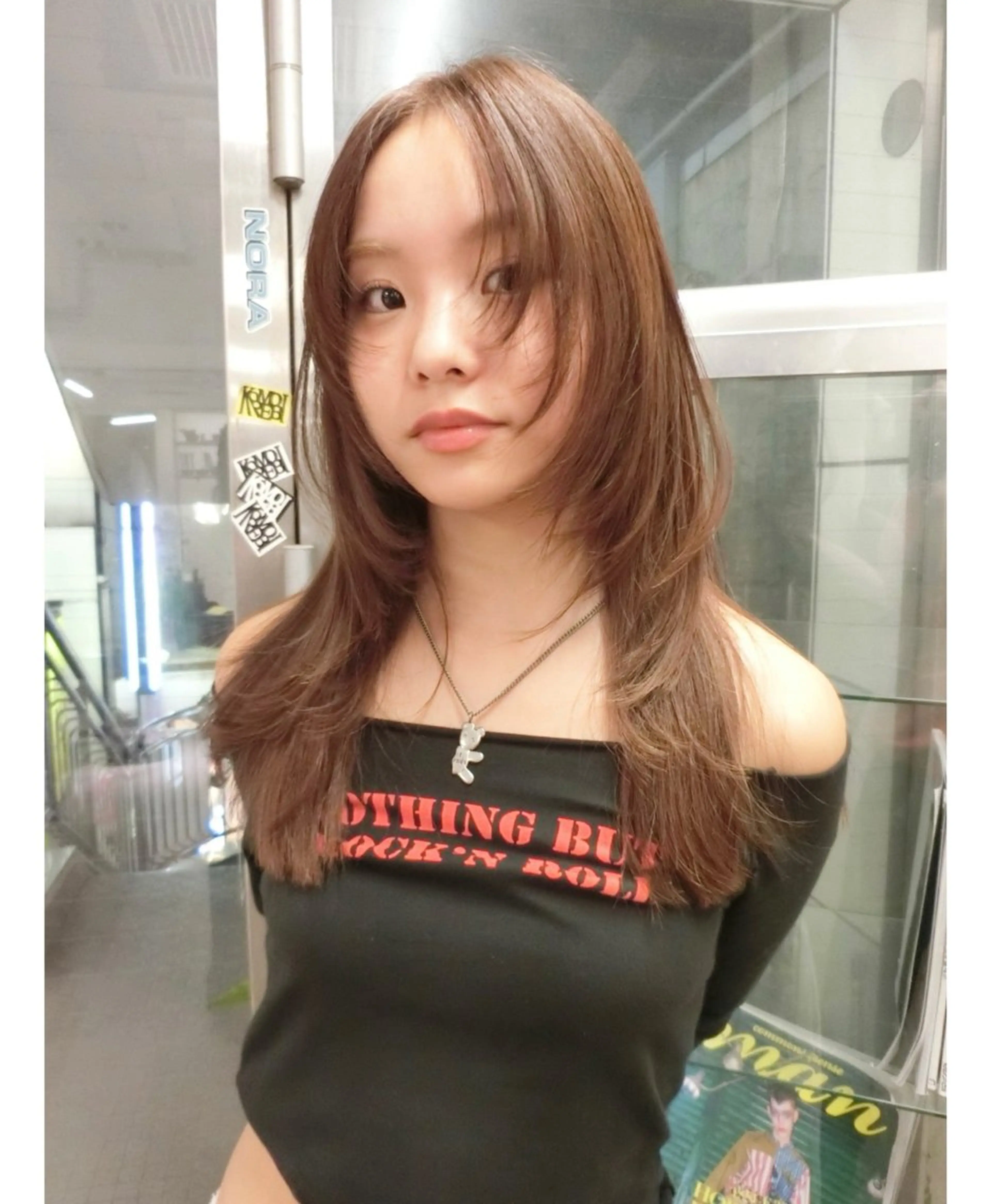 セミロング ハッシュカット/ MAYAのヘアスタイル