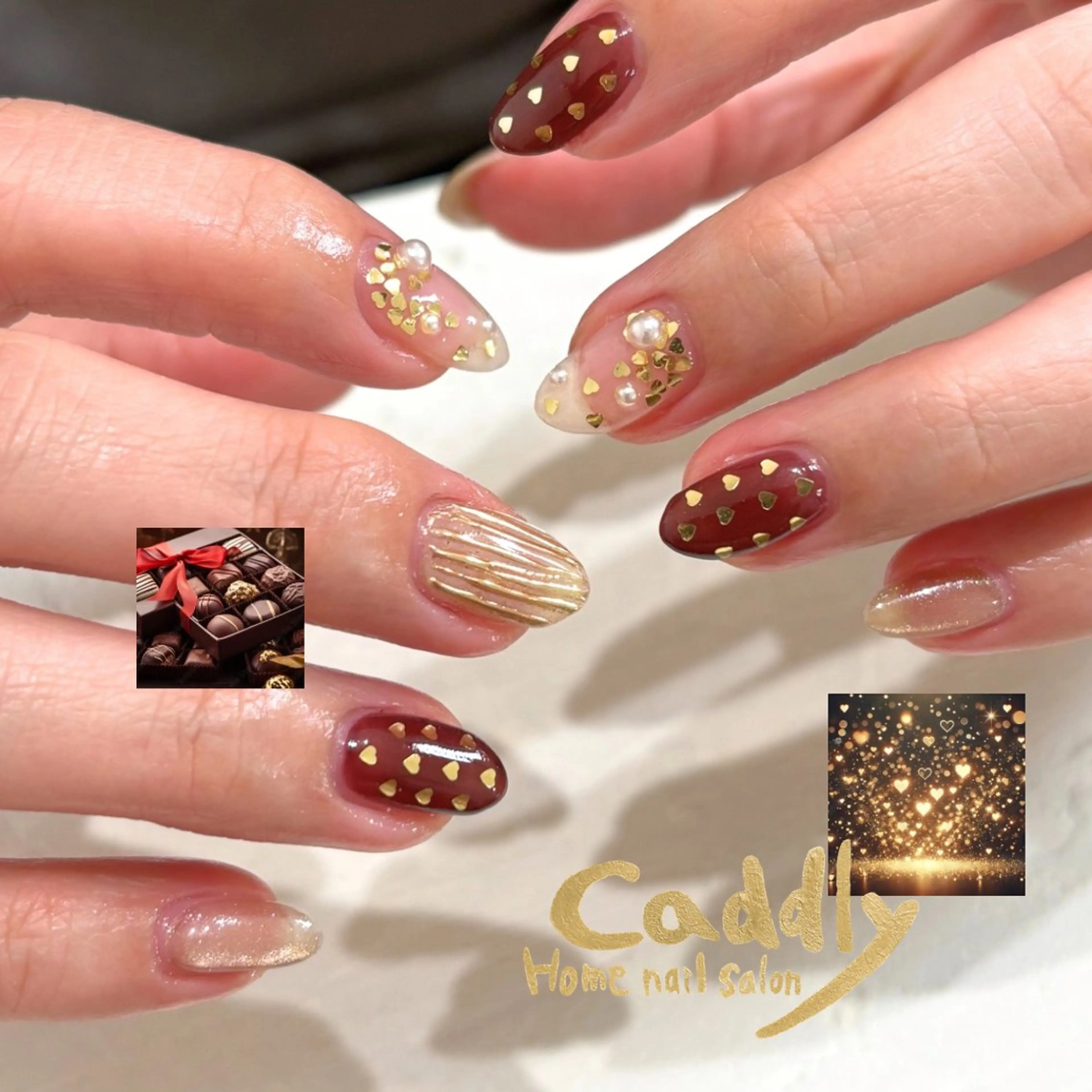 ネイル ハンドネイル caddly naoのネイルデザイン