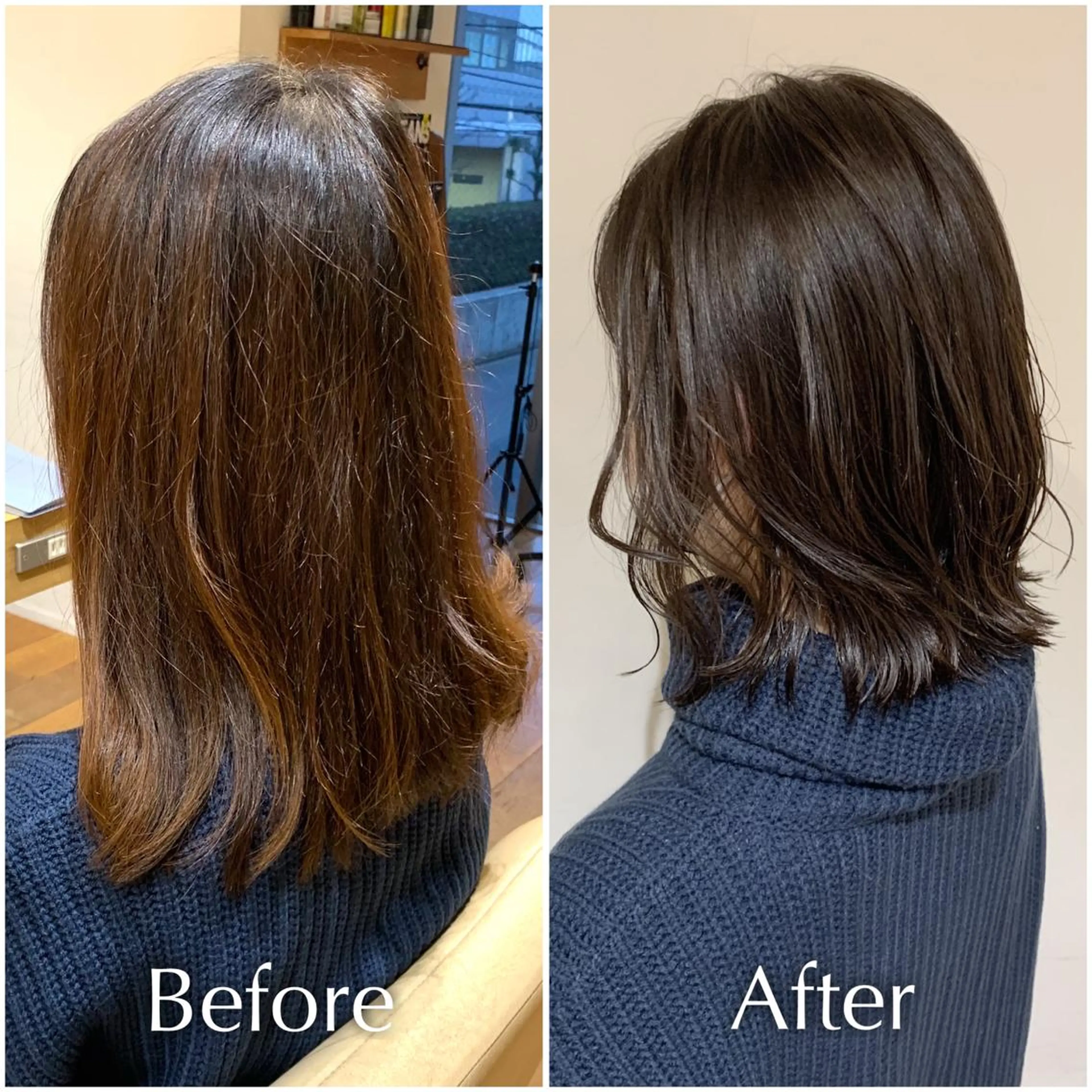 ショート カラー ボブレイヤー ボブ レイヤーカット カット ヘアカラー トリートメント 森本 裕太 / ボブのヘアスタイル