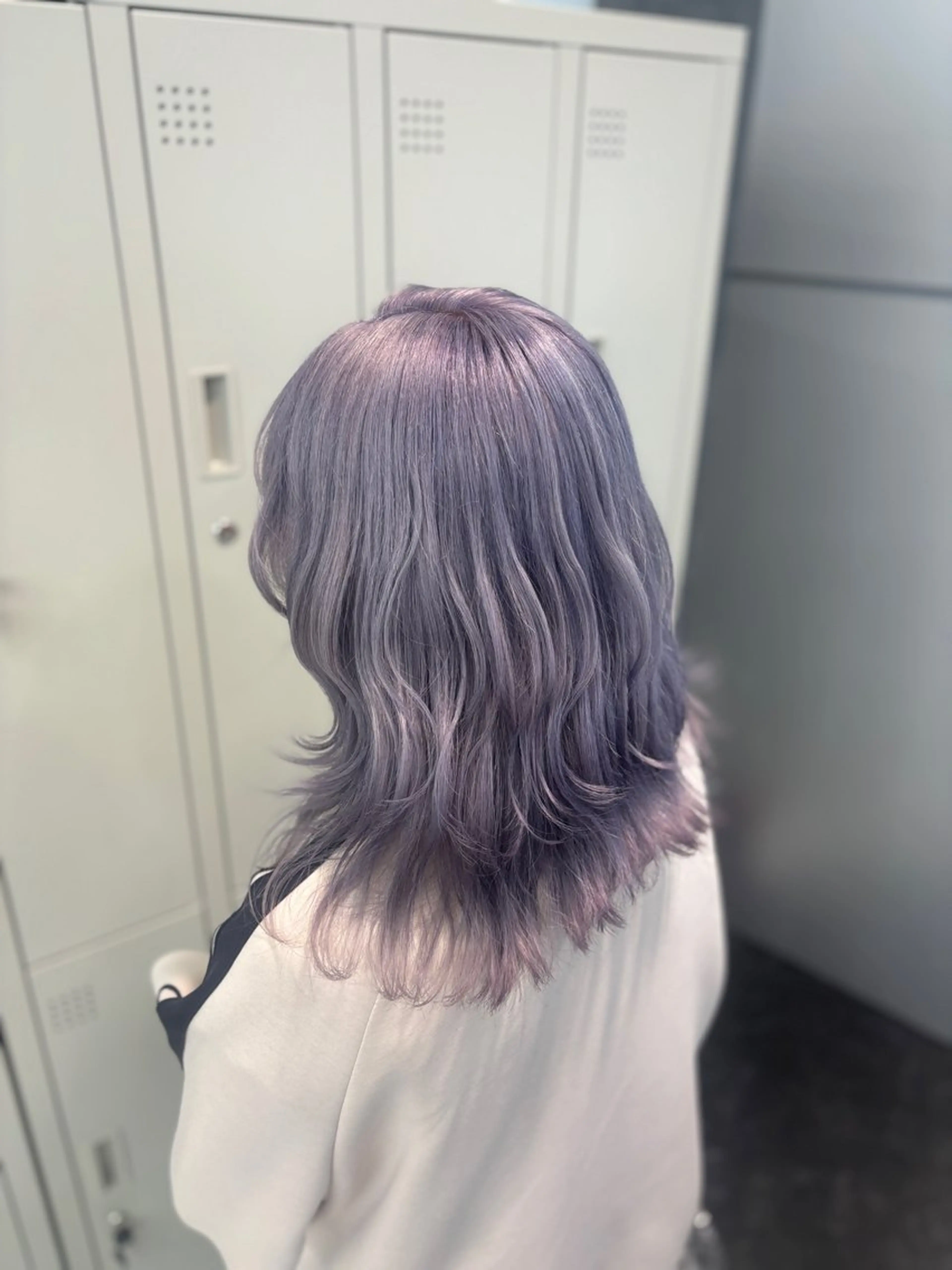 セミロング カラー ヘアアレンジ ミルクティー/ピンク カラー/ みう🎀のヘアスタイル