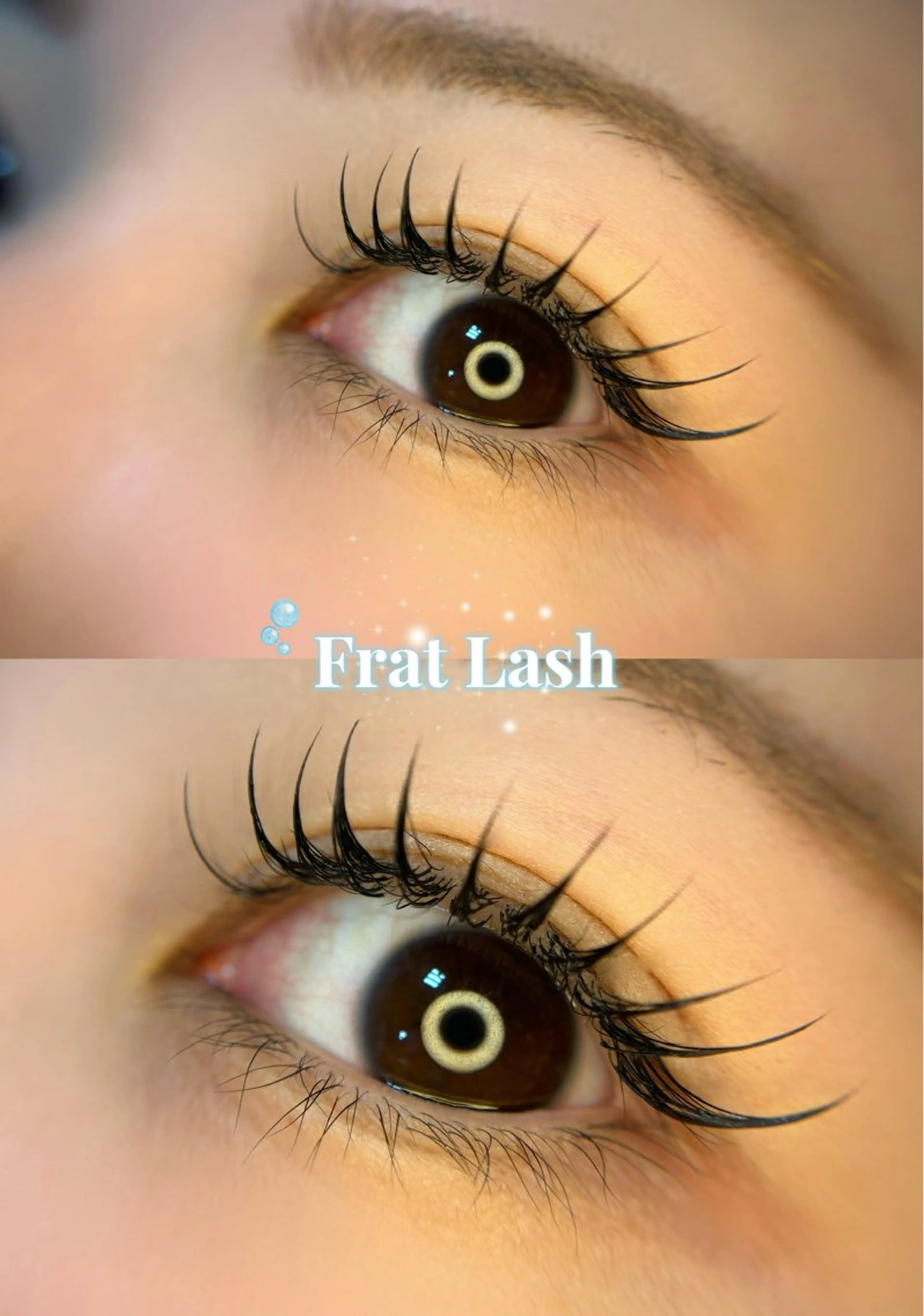 マツエク・マツパ 束感まつ毛 フラットラッシュ グランボーテ高岡駅南店所属・Sato Hinaのマツエク・マツパデザイン