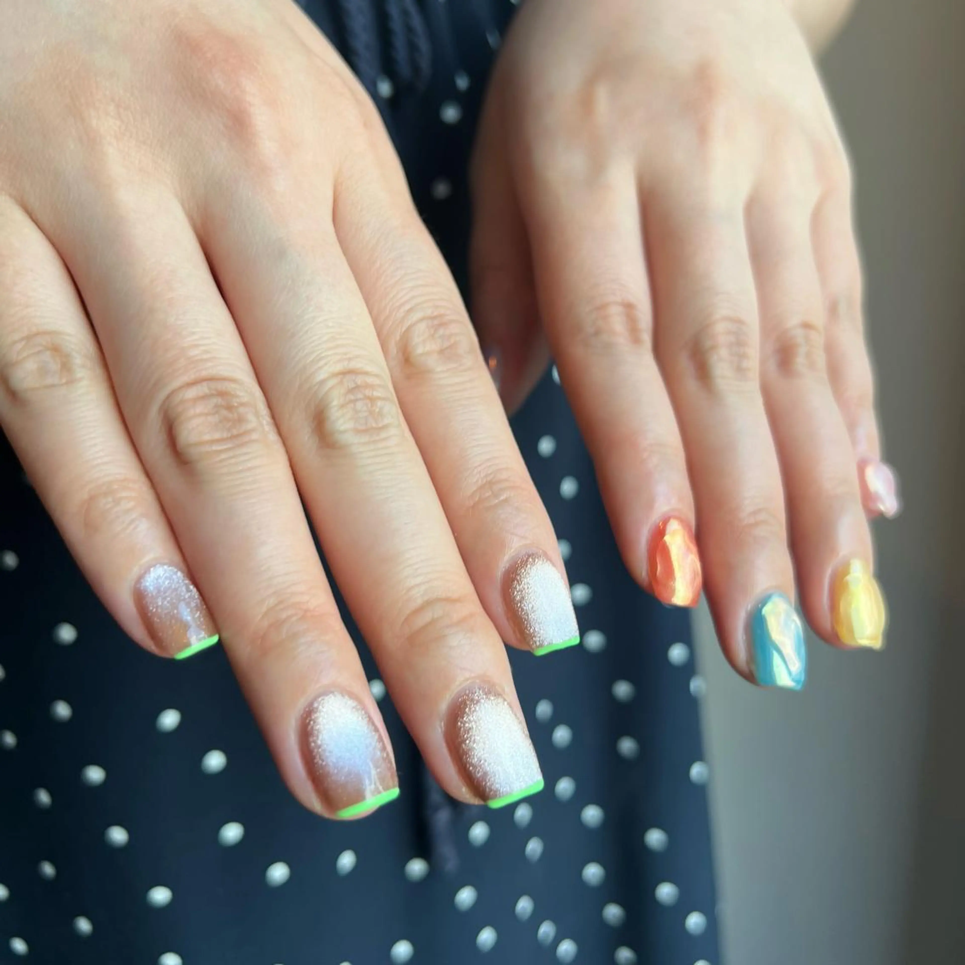 ネイル マグネットネイル Yarm As Etel　。のネイルデザイン