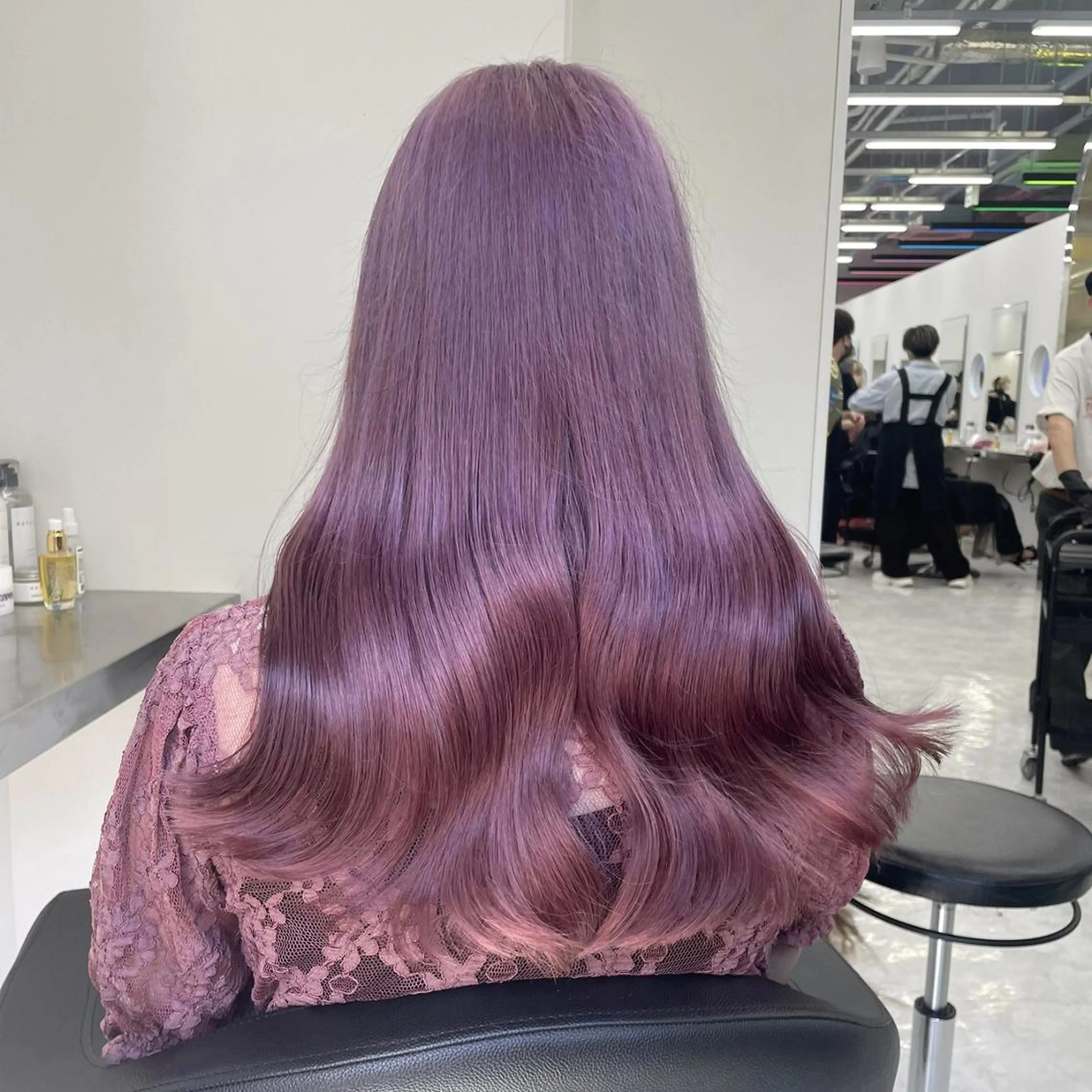 カラー 🤍ྀི透ける寒色 Cocoa🤍ྀིのヘアスタイル