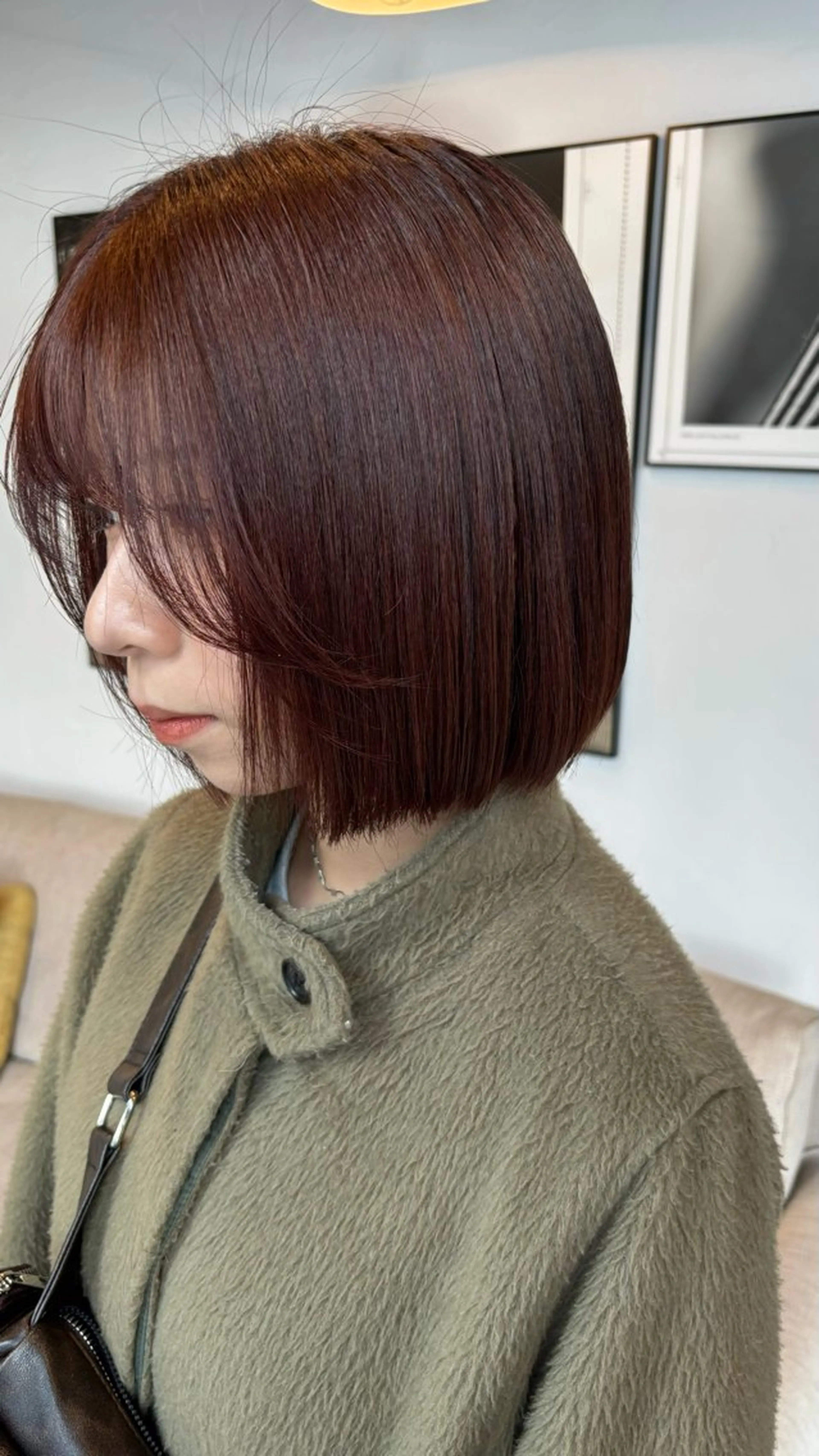 ミディアム カラー ヘアカラー トリートメント 柔らかベージュ🩰/ 新潟駅/くるみのヘアスタイル