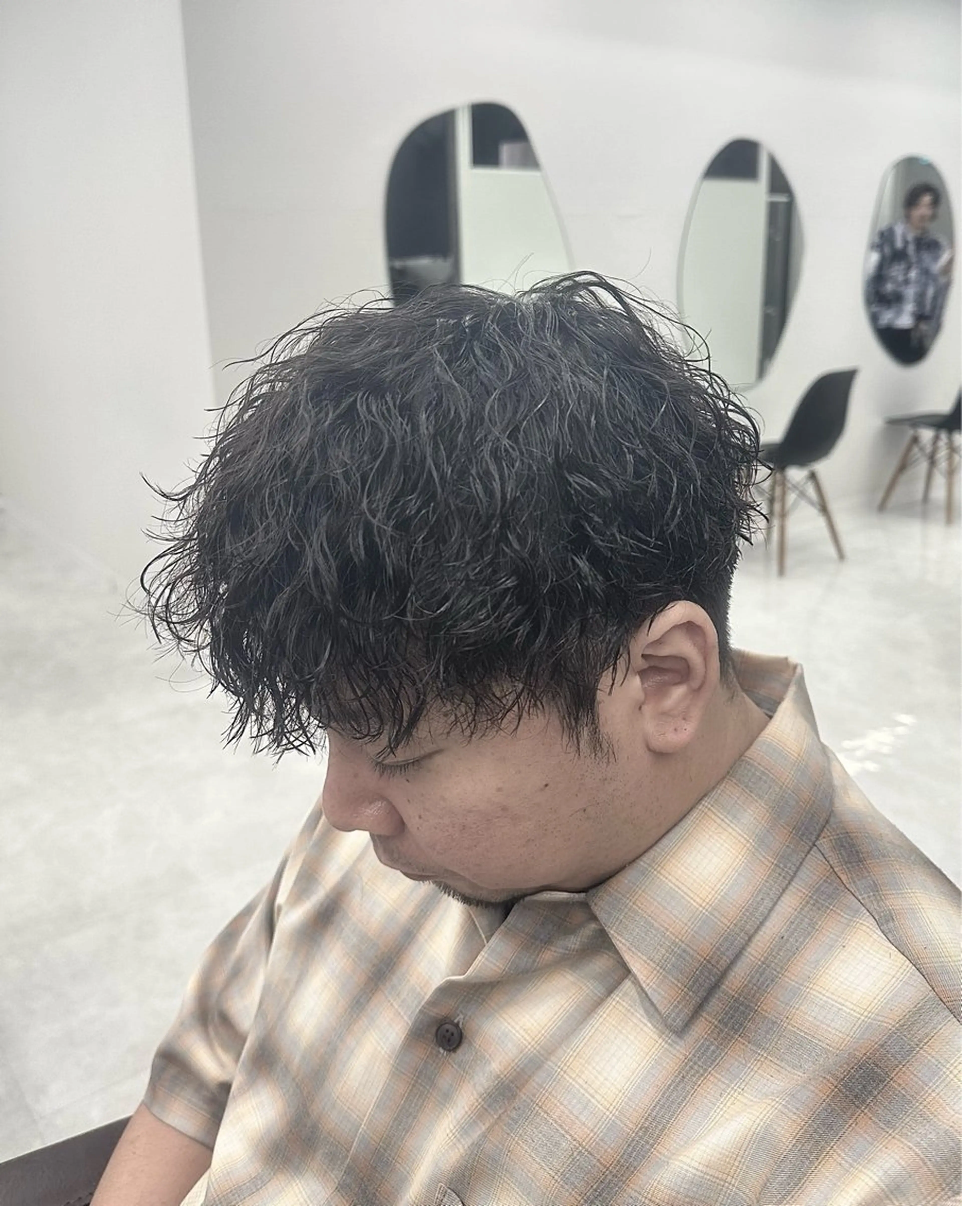 パーマ メンズ ニュアンス/フェザー /ウルフ/伶馬のヘアスタイル