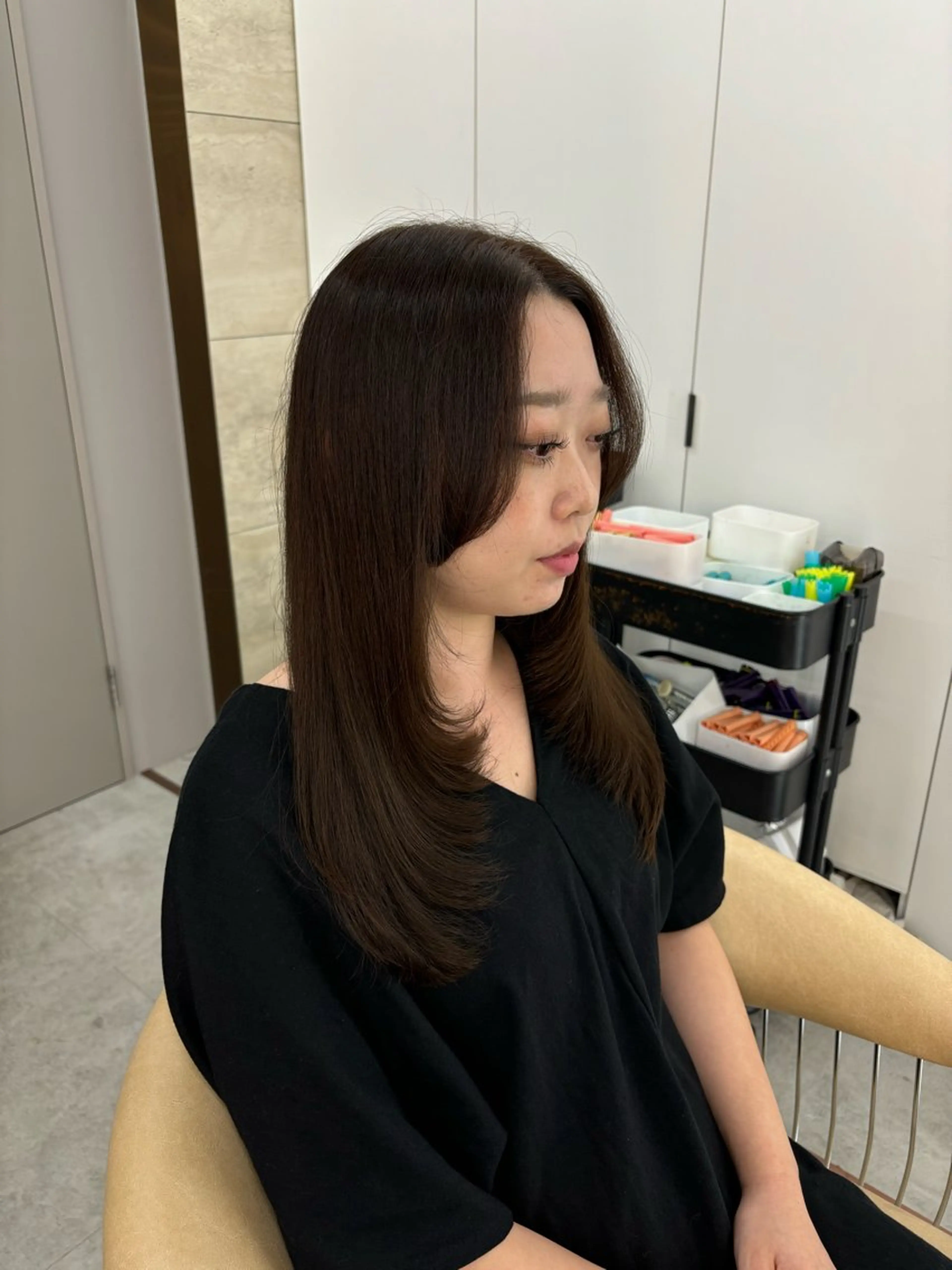 ロング 垢抜けトレンド レイヤー🩵廣戸楓のヘアスタイル