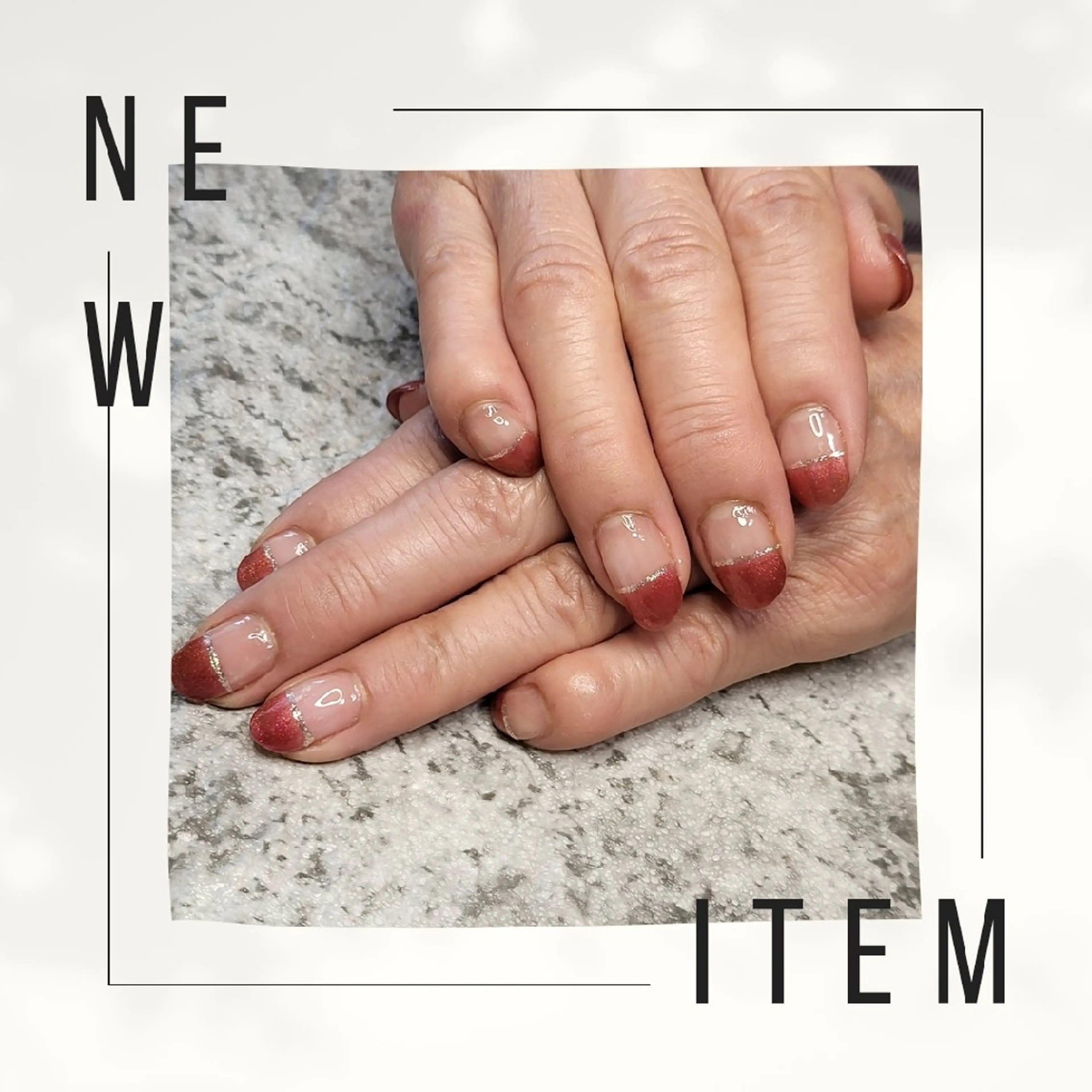 ネイル フレンチネイル ジェルネイル マグネットネイル 矢野 美希のネイルデザイン