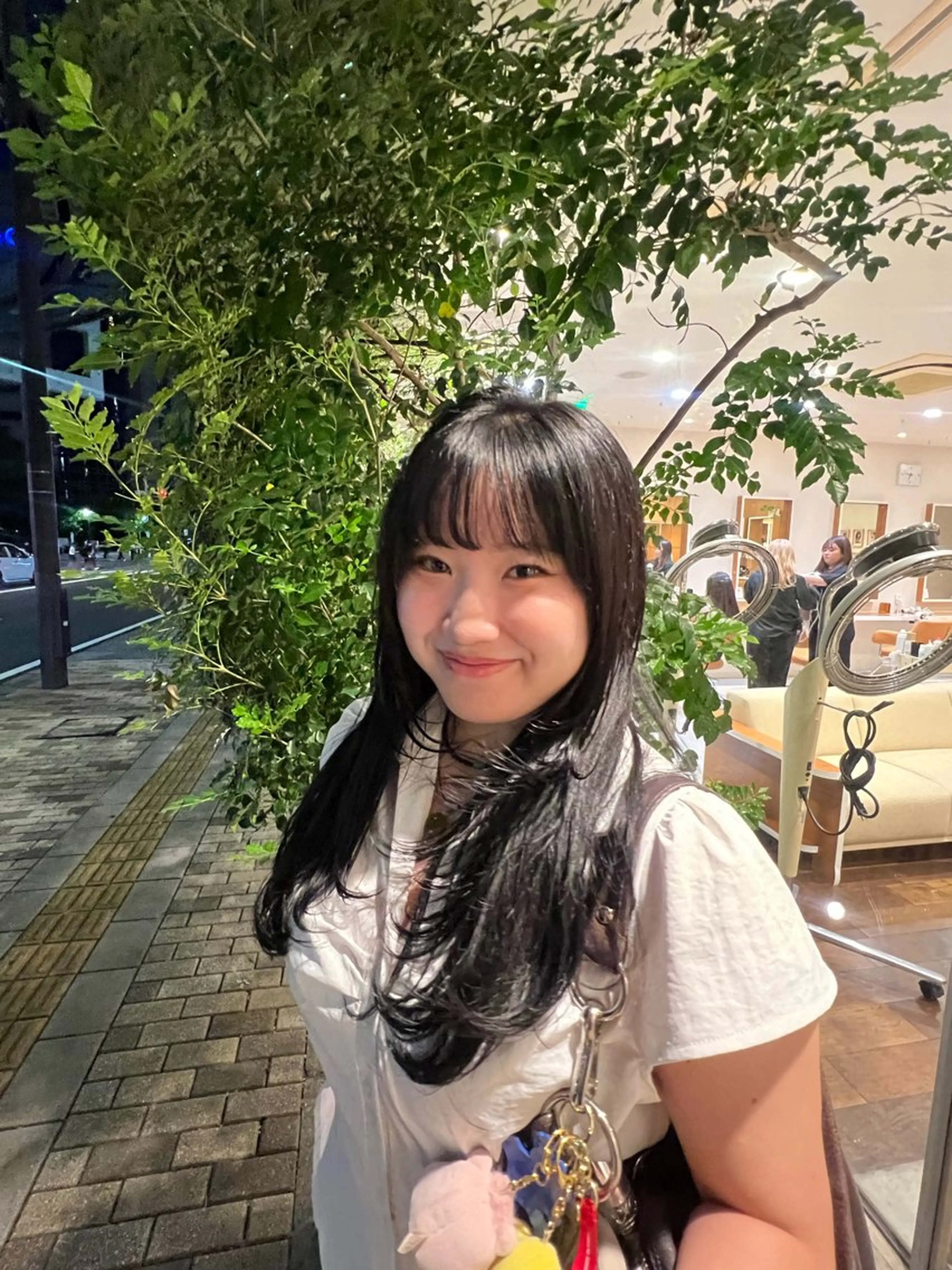 ロング カラー レイヤーカット hairdo千葉店 カワサキ　マナのヘアスタイル