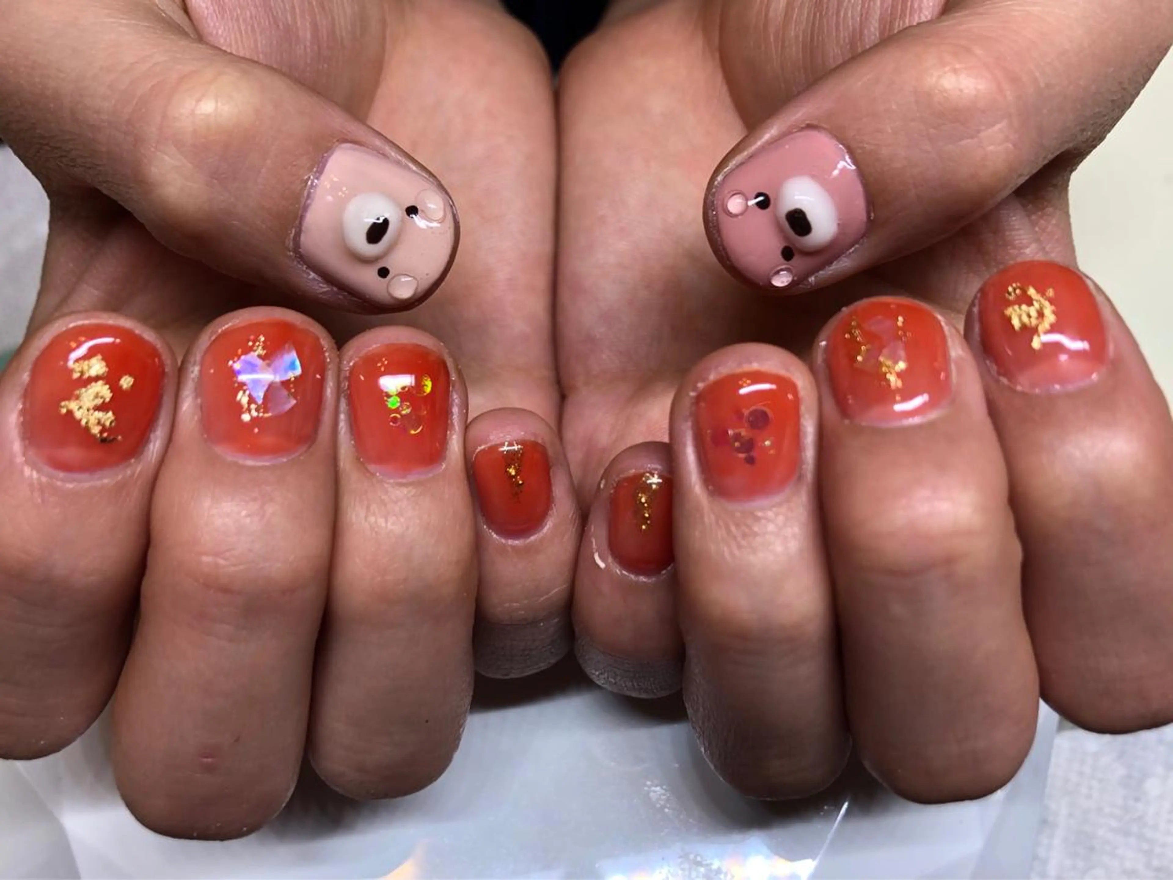 ショート ネイル 深爪・巻き爪 専門サンセリテのネイルデザイン