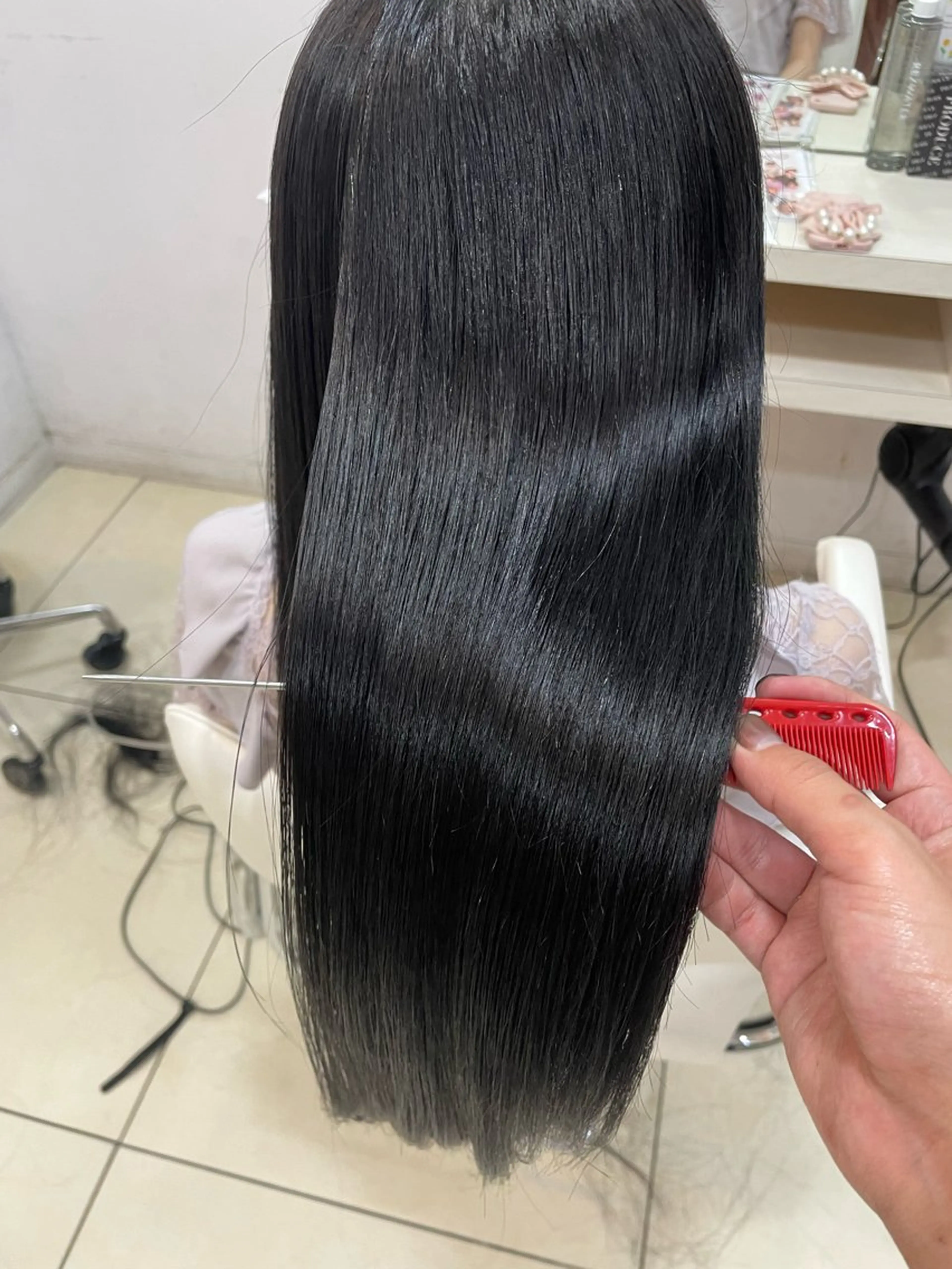 セミロング ヘアカラー トリートメント 【髪質改善カラー】 瀧田嵐士🇰🇷のヘアスタイル