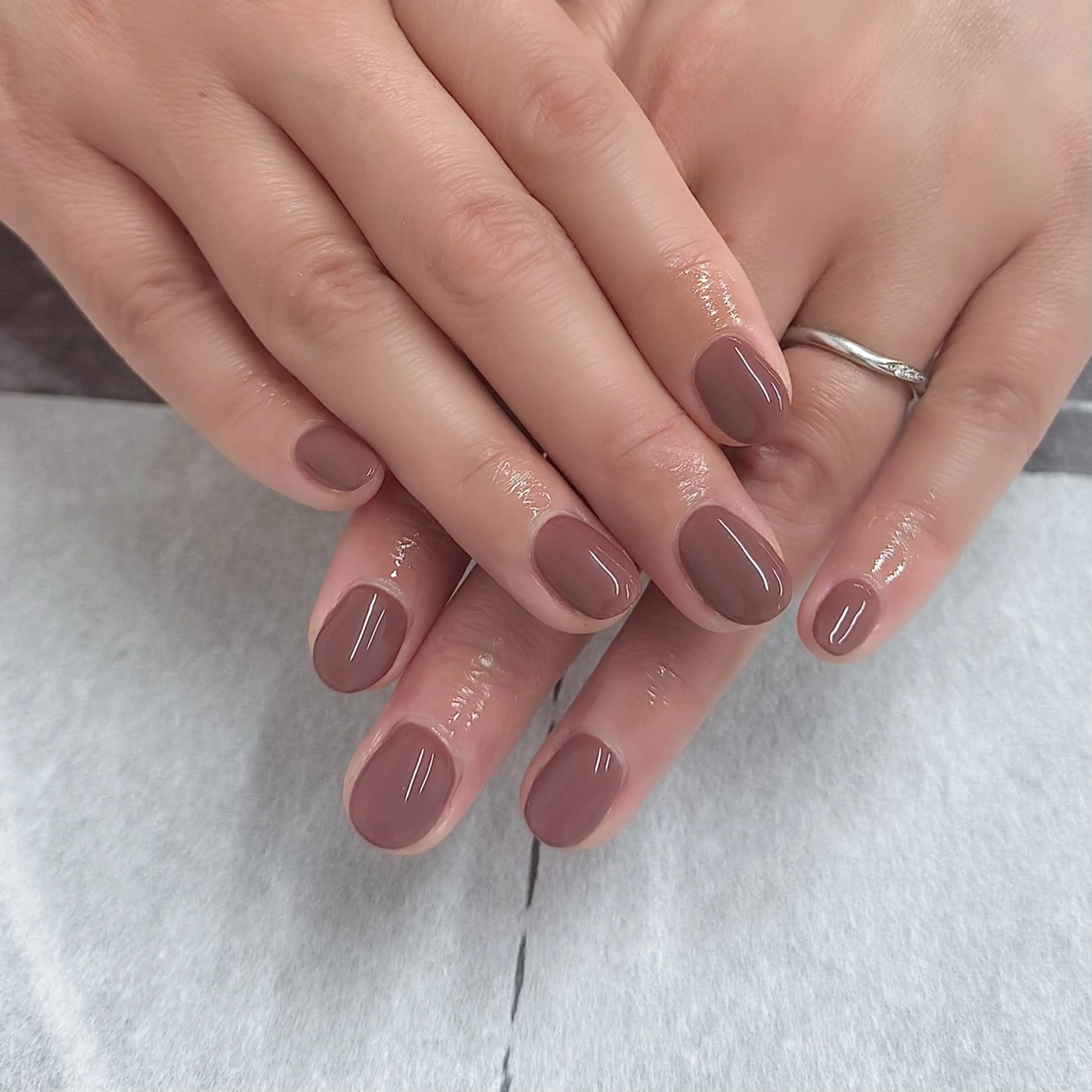 ネイル ワンカラーネイル mm TOKYO所属・れ かとのネイルデザイン