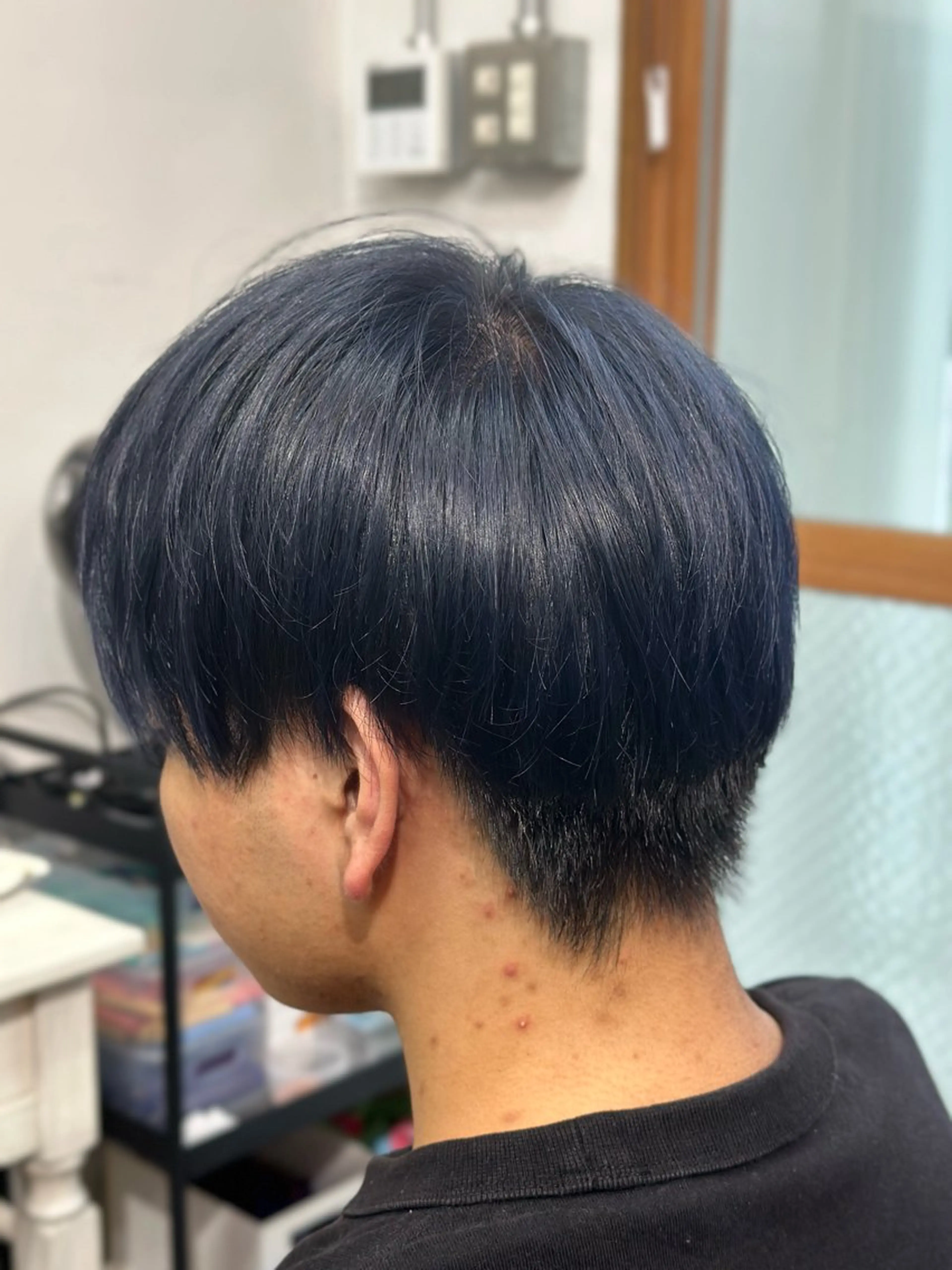 カラー メンズ ブルーカラー ネイビーカラー ヘアカラー Snalyメンズ特化 スエハラのヘアスタイル