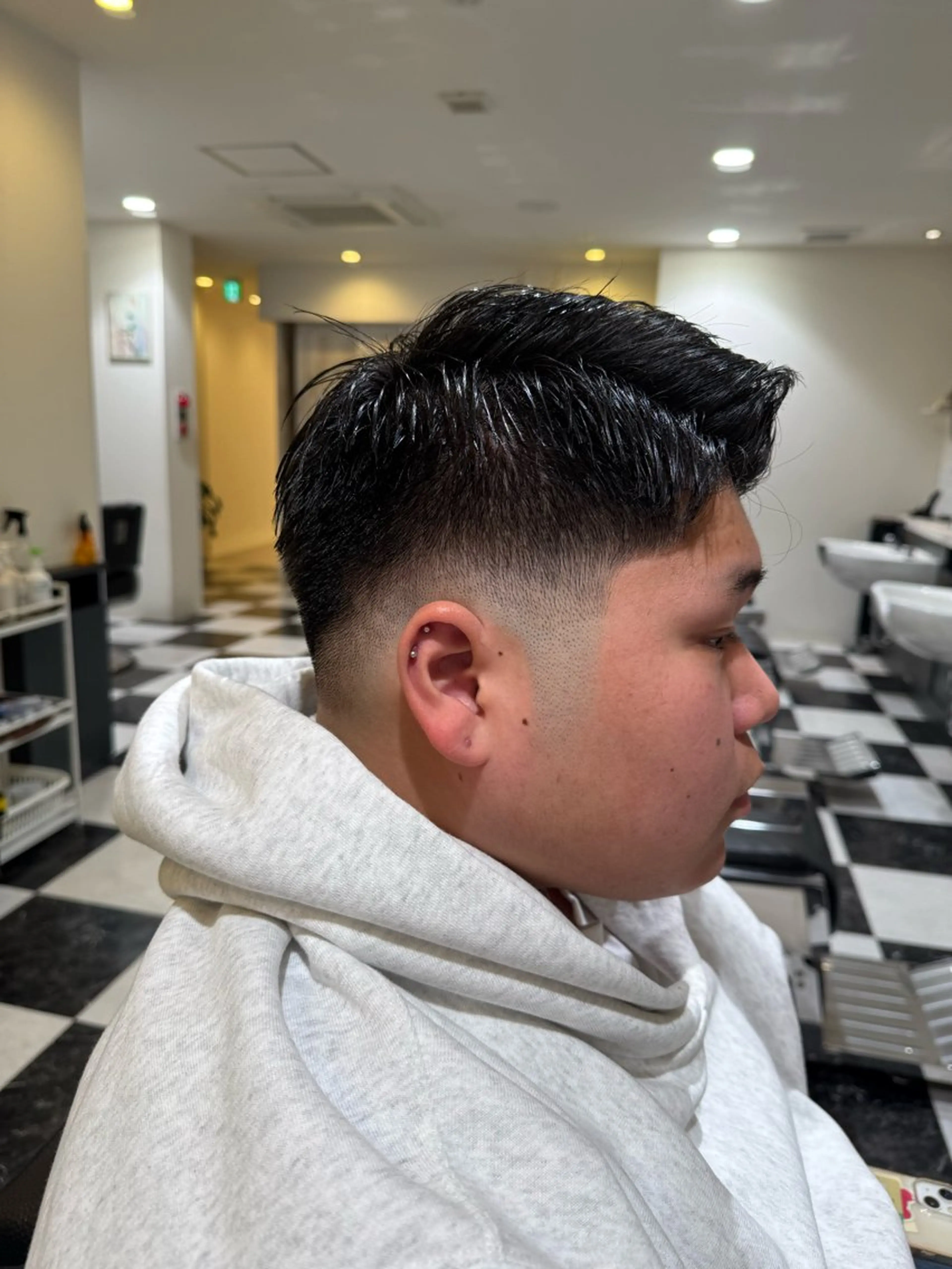 ショート メンズ 似合わせカットパーマ 長峯丈士のヘアスタイル