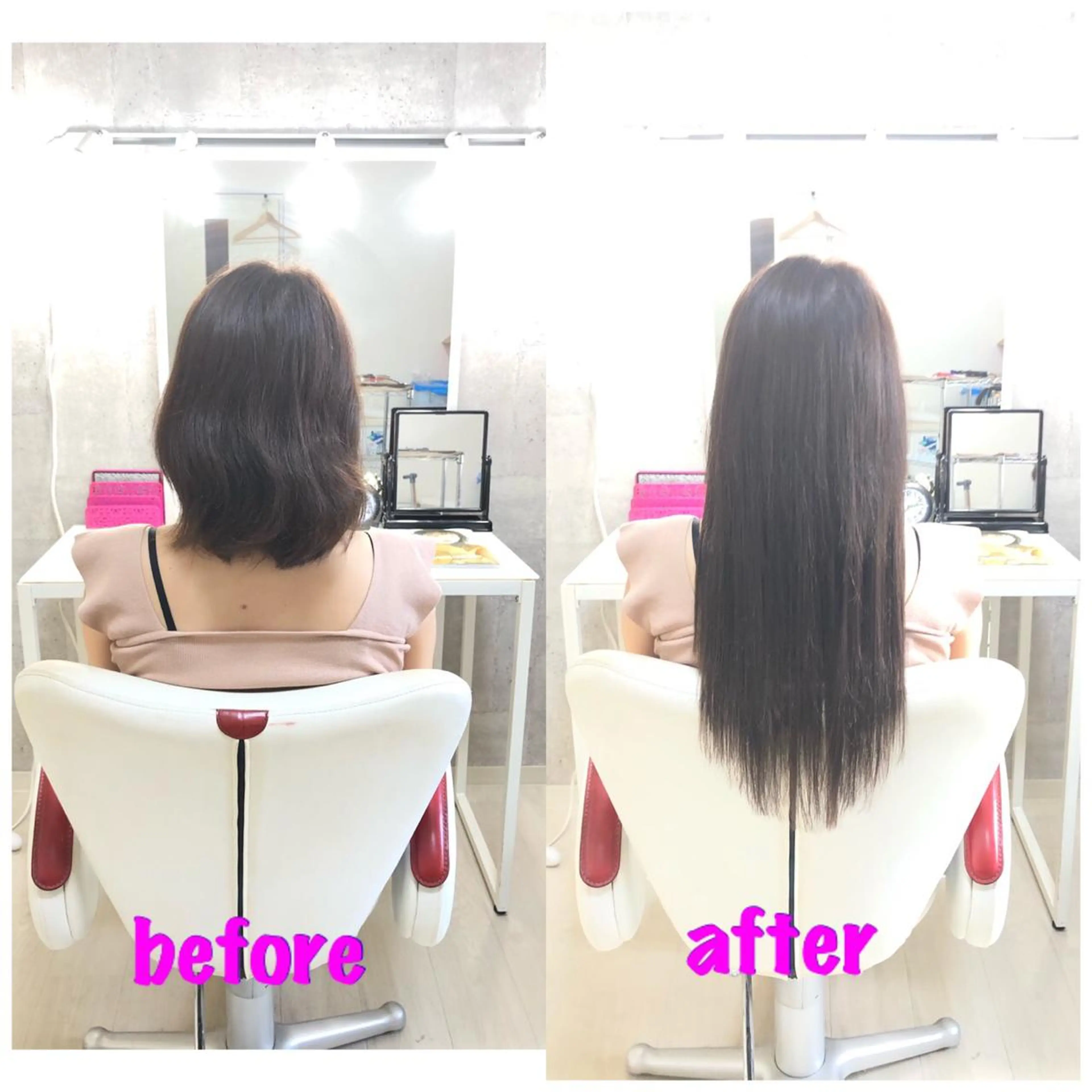 ロング エクステ ドレスアップ心斎橋店所属・🌸ドレスアップ 心斎橋店🌸のヘアスタイル