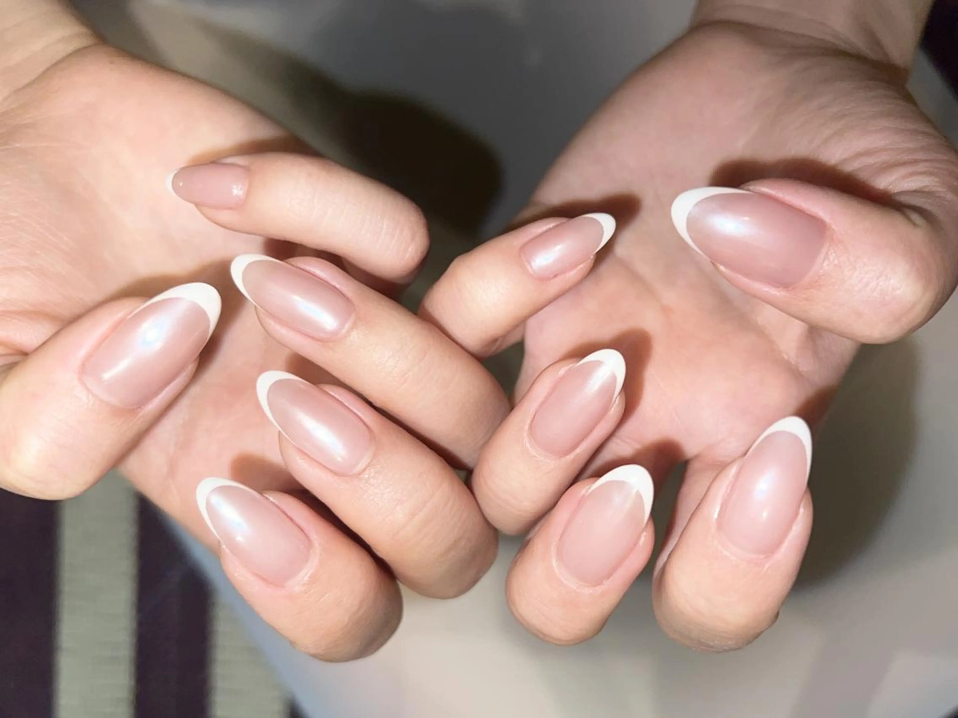 ネイル フレンチネイル ハンドネイル 閨匠 上野店のネイルデザイン