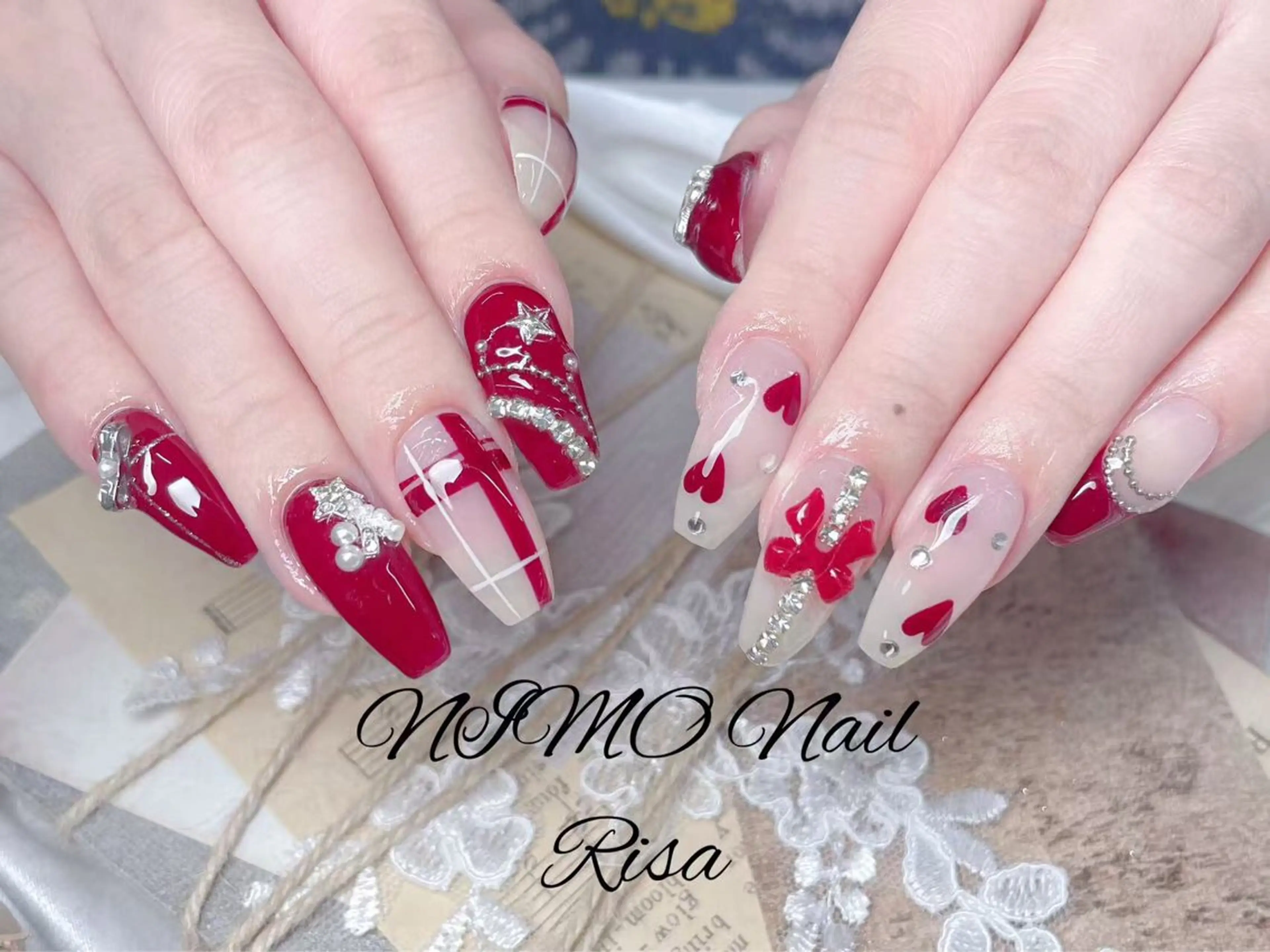 ネイル クリアネイル 長さ出し フットネイル フレンチネイル ジェルネイル ハンドネイル RI SA☀️ リサのネイルデザイン