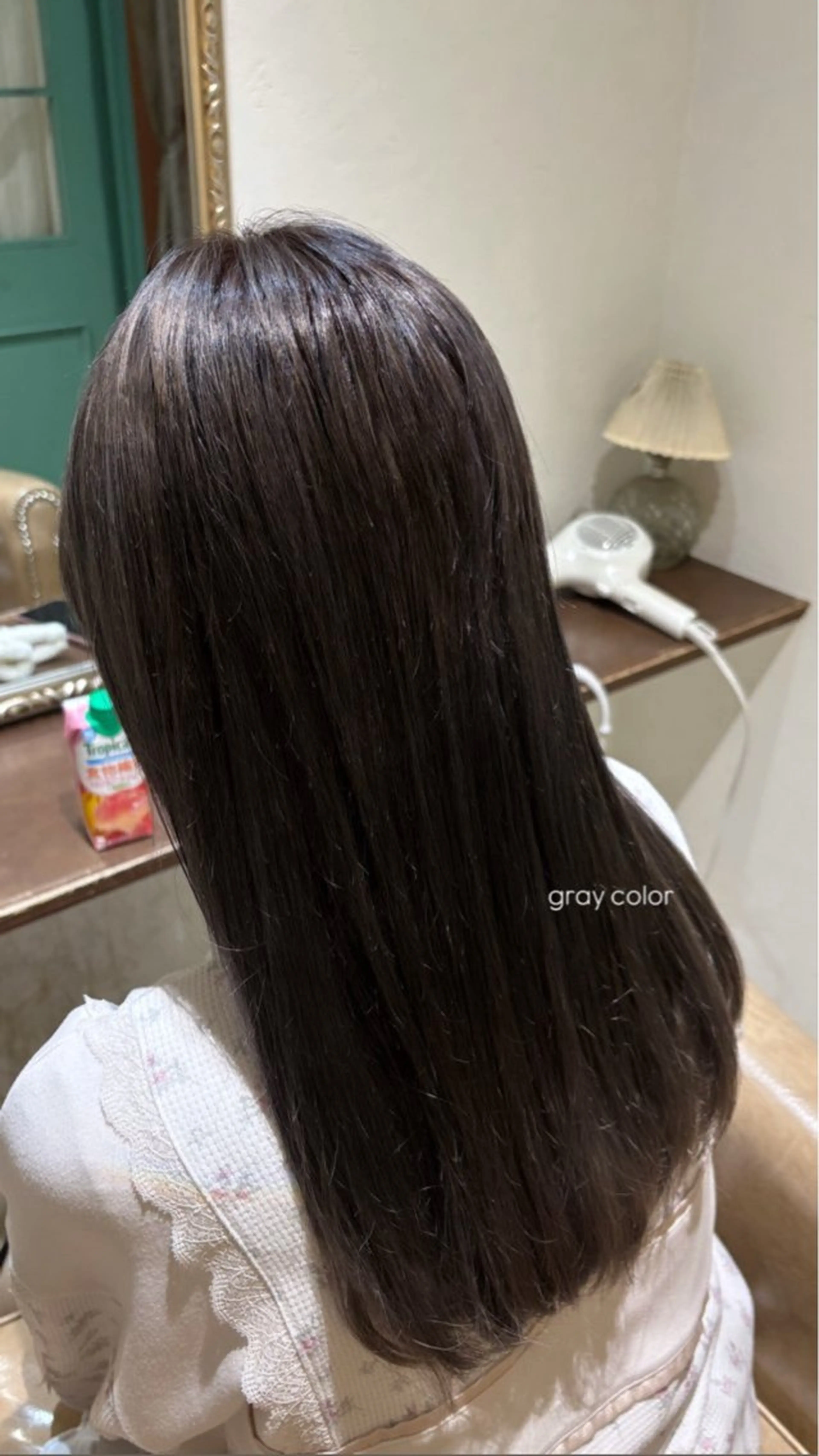 セミロング ヘアカラー トリートメント DOLL hair所属・なぎさ / 透明感カラー🫧のヘアスタイル