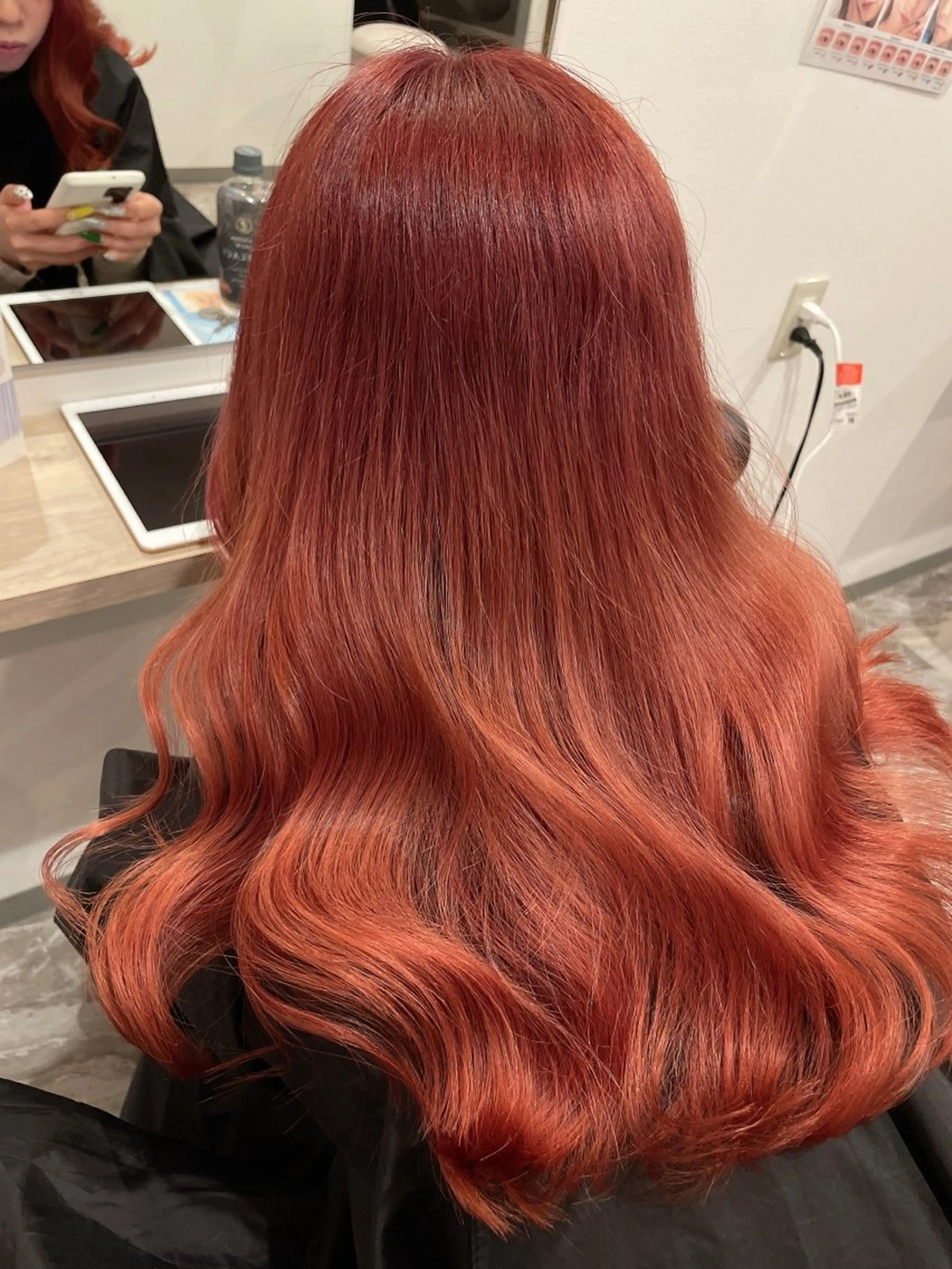 ロング カラー 大谷 杏菜のヘアスタイル