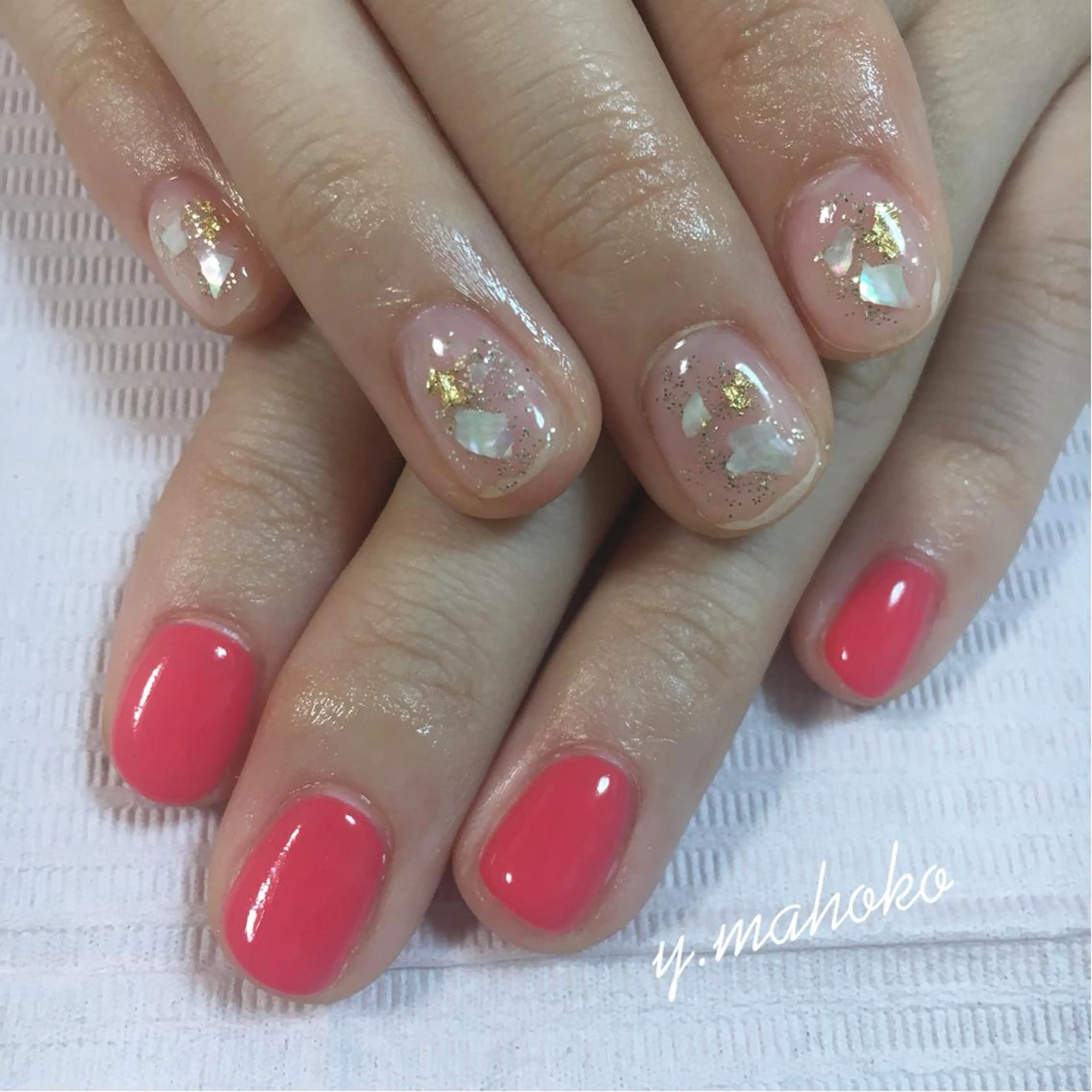 ネイル She nail studio 原宿所属・パラジェル有/ スカルプ/mahoのネイルデザイン