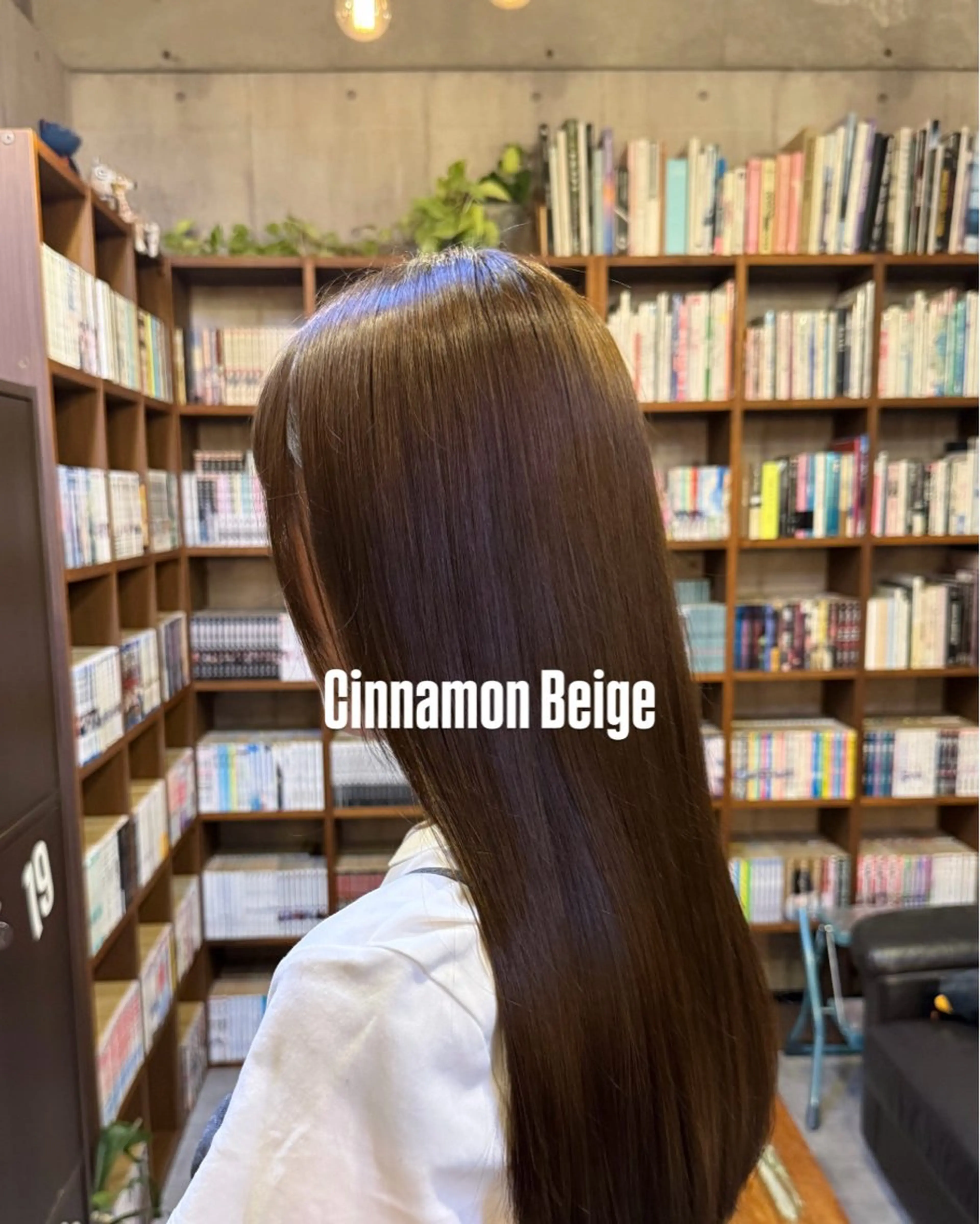 ロング カラー 髪質改善 カット ヘアカラー トリートメント soft beige naoki.のヘアスタイル