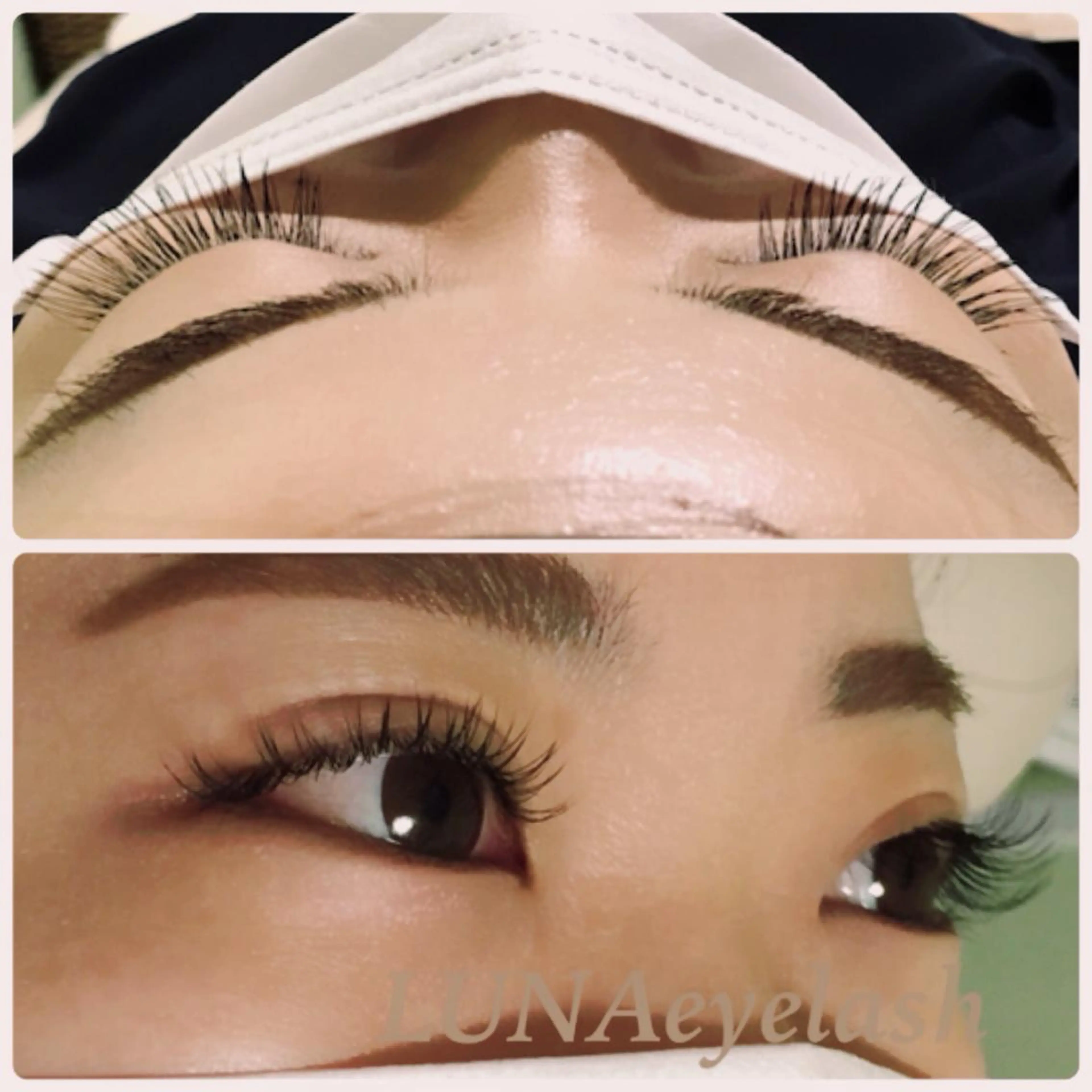 マツエク・マツパ フラットラッシュ 目尻長め 松本 とものマツエク・マツパデザイン