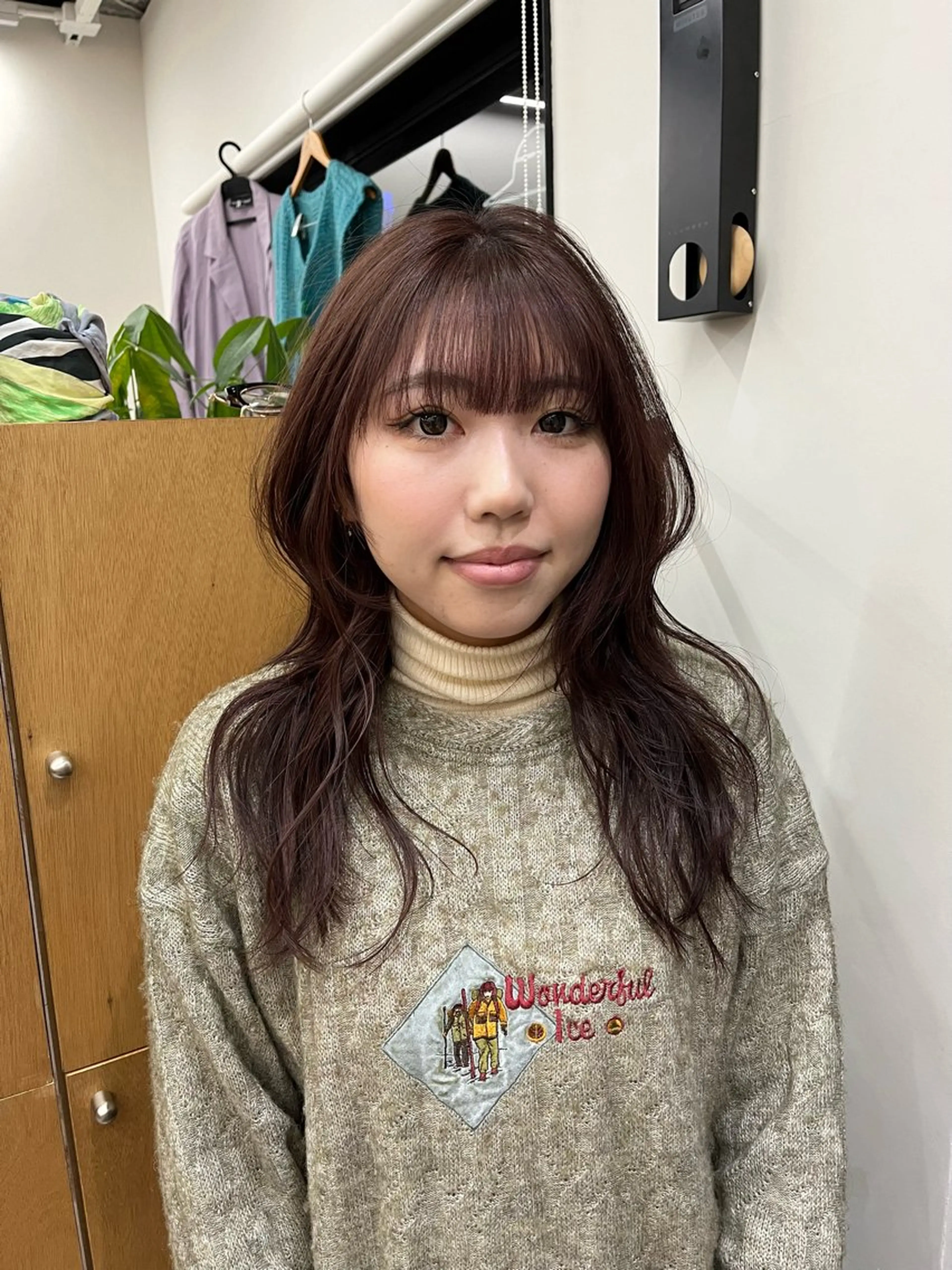 ロング カラー ブラウンカラー ココアブラウン レイヤーカット カット ヘアカラー miyu /レイヤー/ブリーチのヘアスタイル