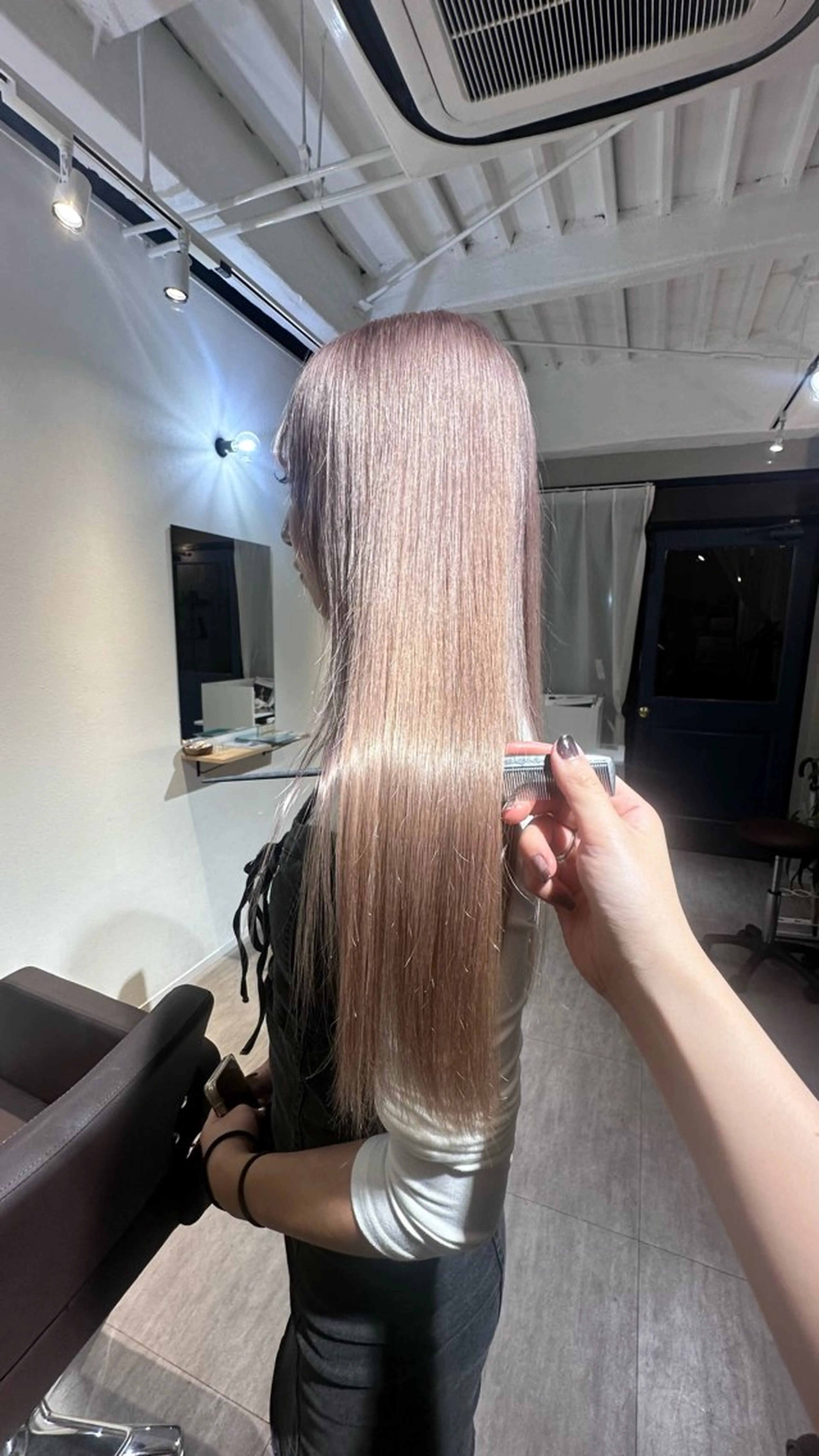 カラー ヘアカラー トリートメント Asuka/髪質改善 /カラー/ヘアセットのヘアスタイル