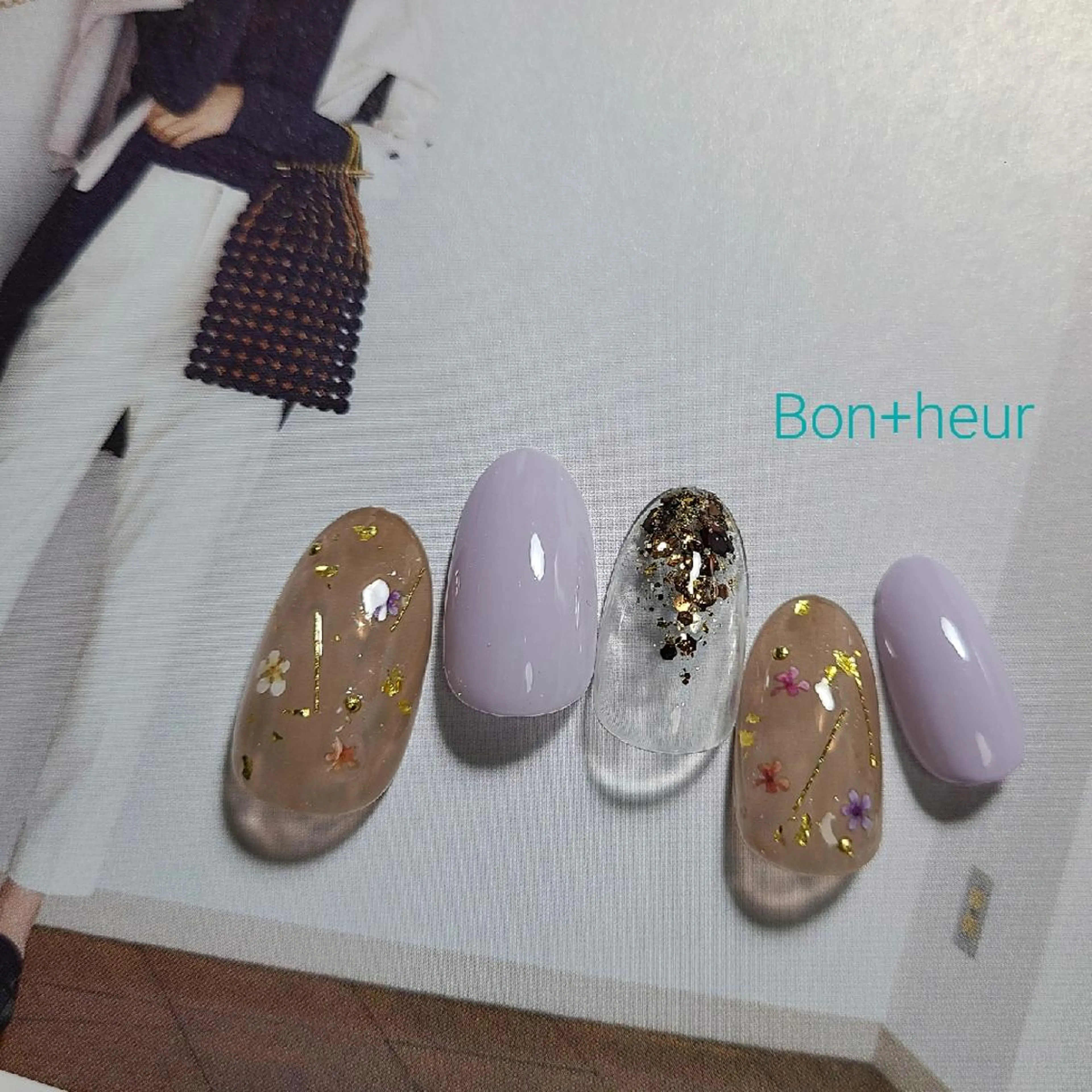 ネイル クリアネイル ジェルネイル オフィスネイル ワンカラーネイル 春ネイル ハンドネイル 宮口 紗子のネイルデザイン