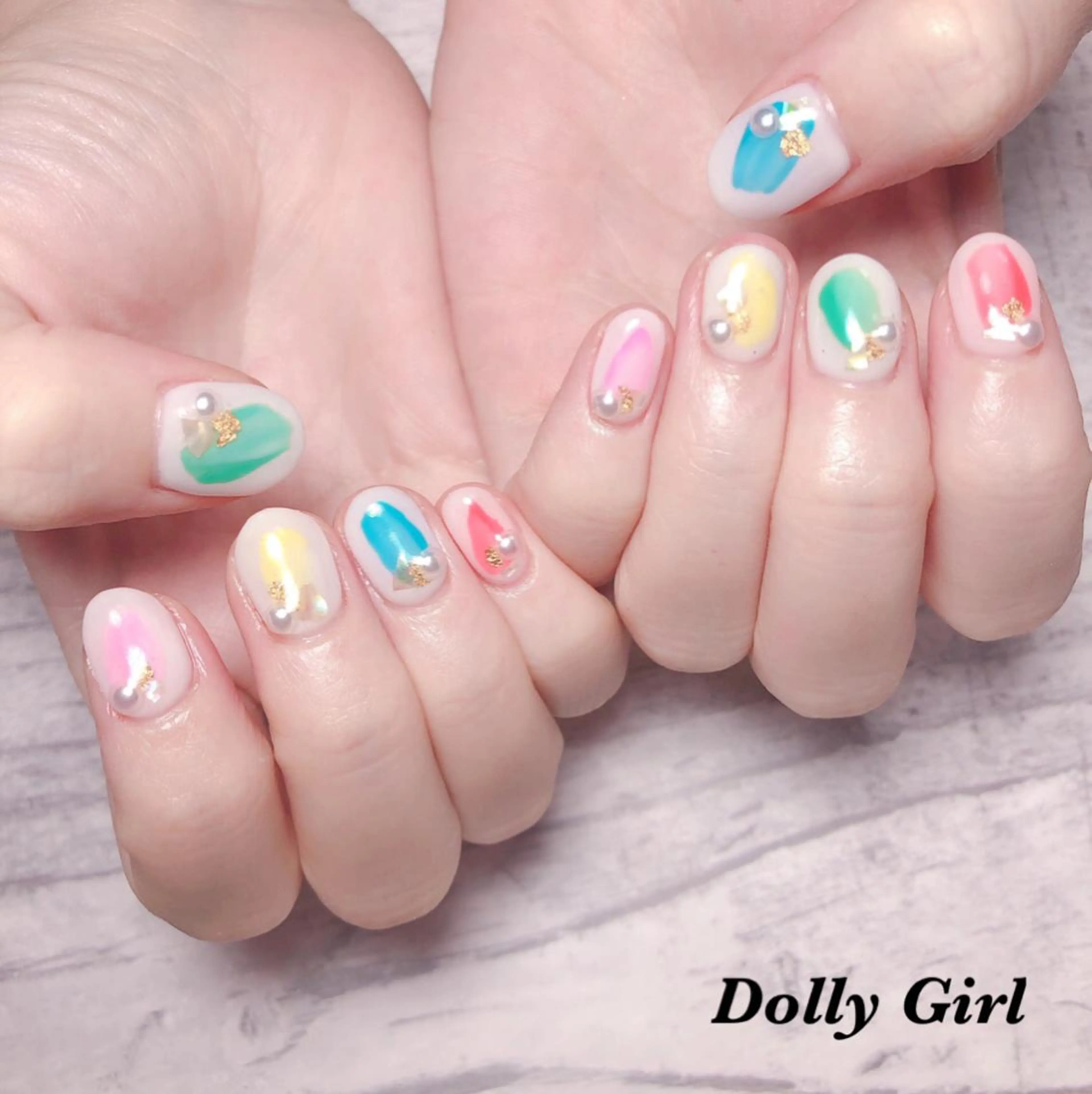 ネイル 個室ネイルサロンDolly  Girl〜ドーリーガール〜所属・DollyGirl KYOKOのネイルデザイン