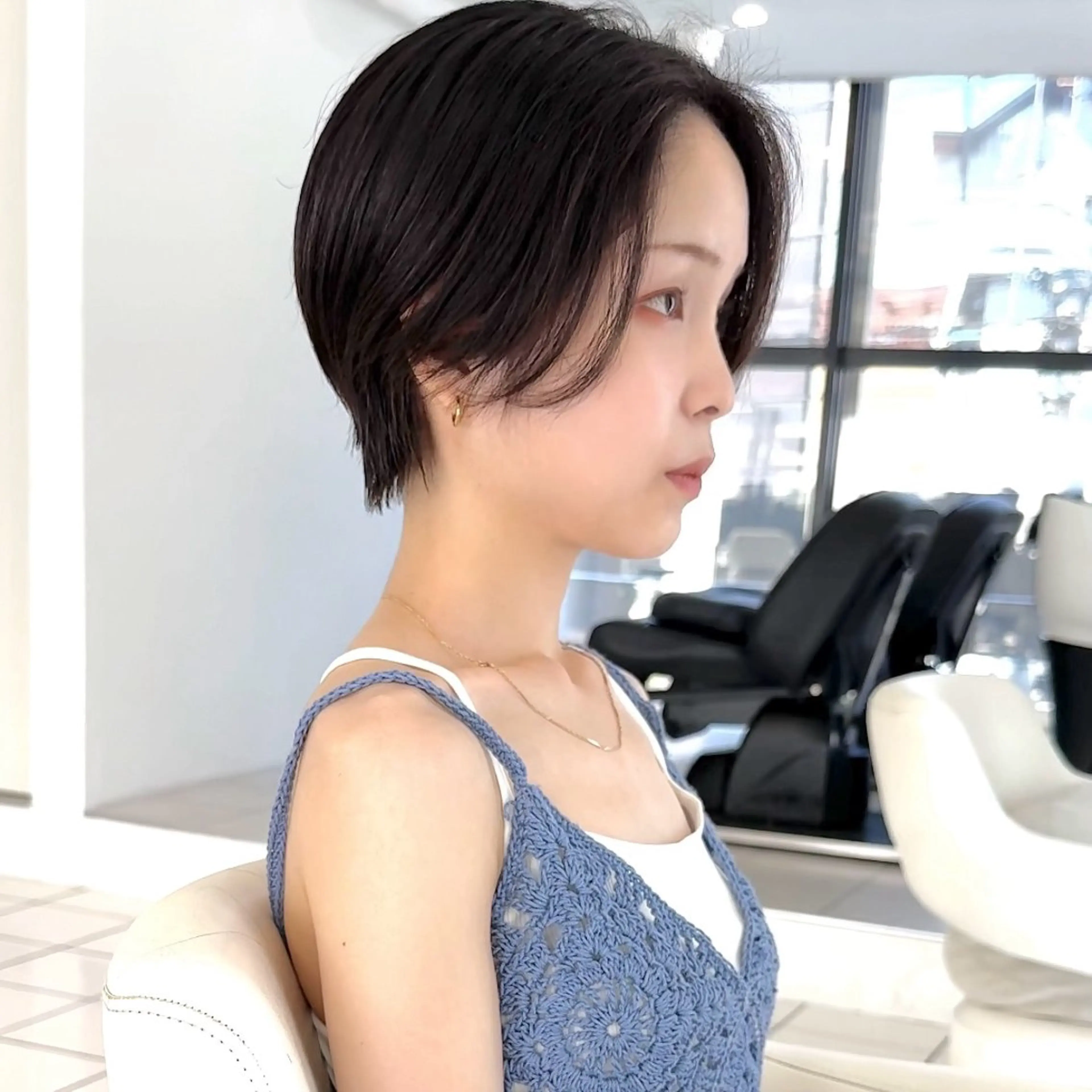 ショート カラー ショートボブ ボブ ショートヘア カット ヘアカラー トリートメント 💎ボブ/似合わせの 達人/縮毛矯正/畔上のヘアスタイル