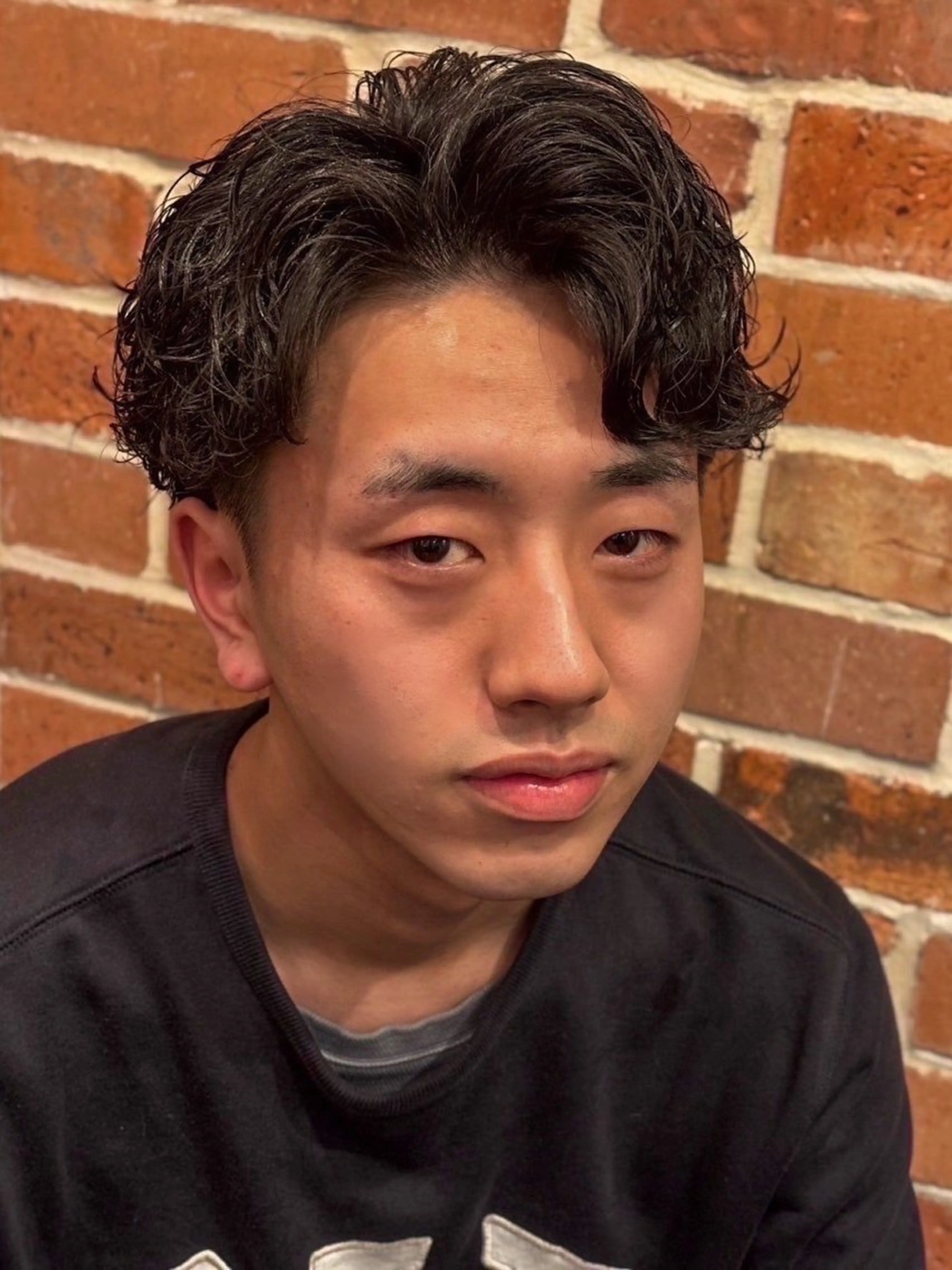 ショート パーマ 田場 彪太郎のヘアスタイル