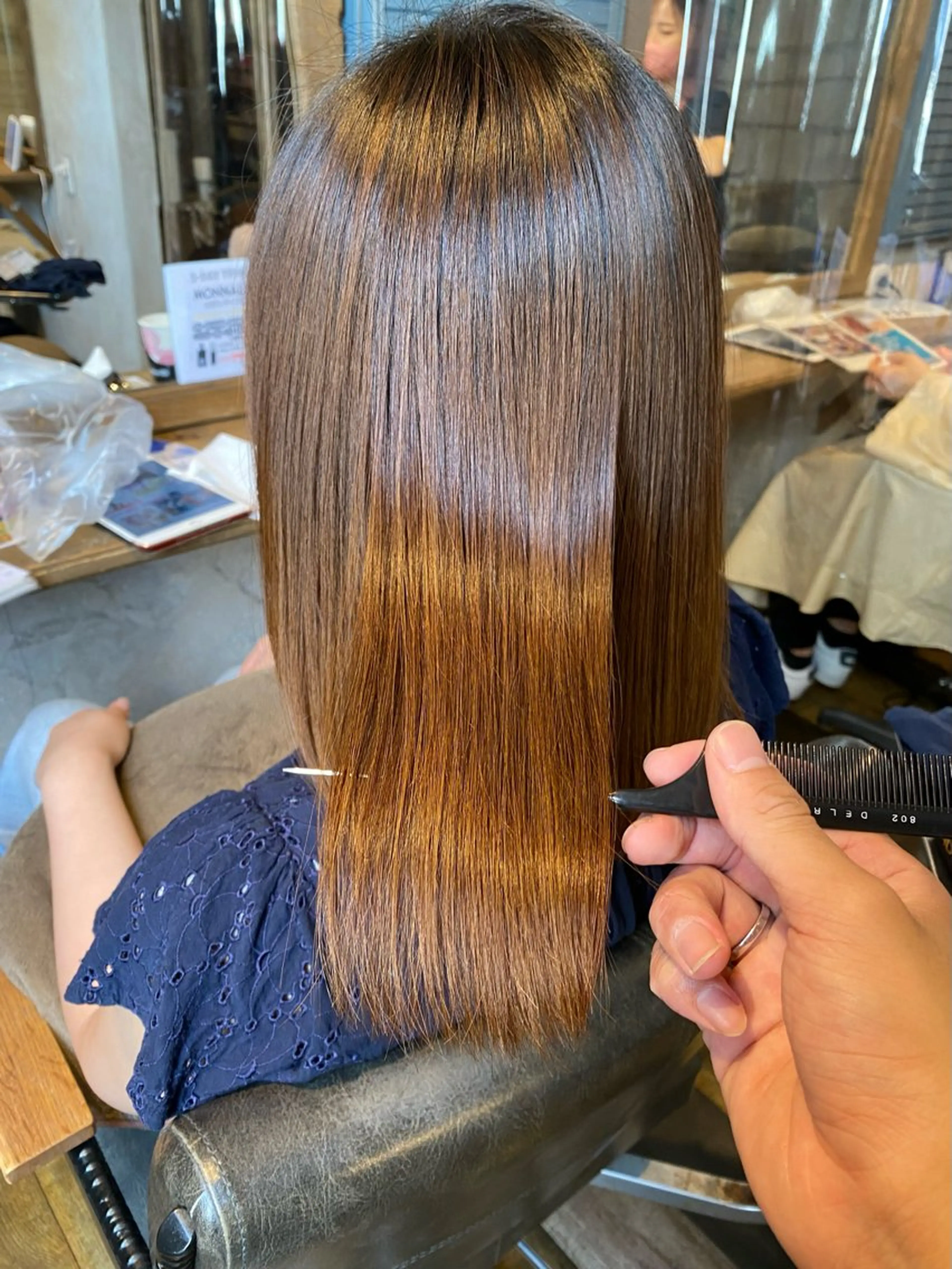 ミディアム カラー トリートメント 🎈髪質改善カラー 縮毛矯正/河野🎈のヘアスタイル