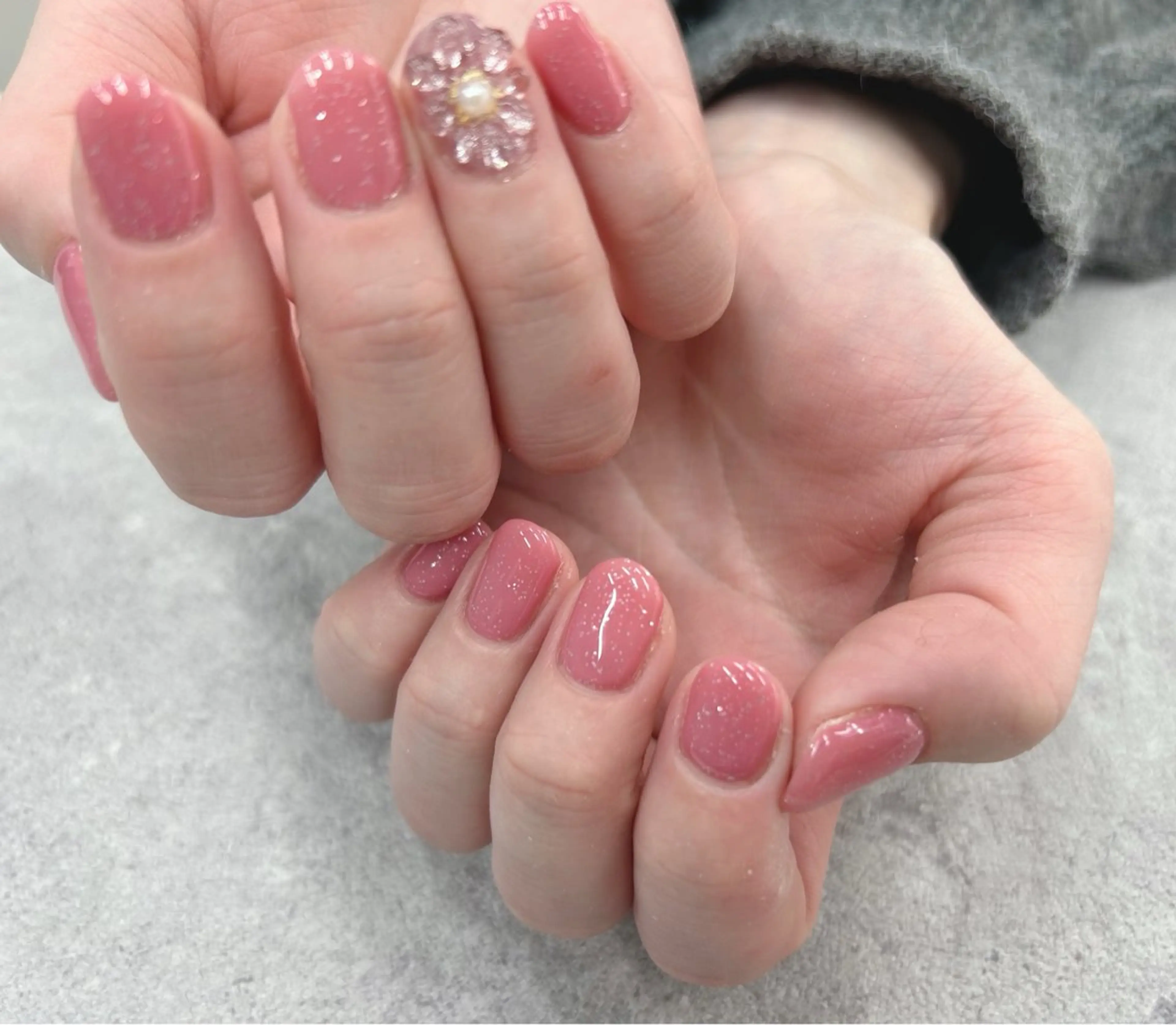 ネイル 卒業式 ハンドネイル Nail Salon agré所属・agré ネイルサロン　アグレのネイルデザイン