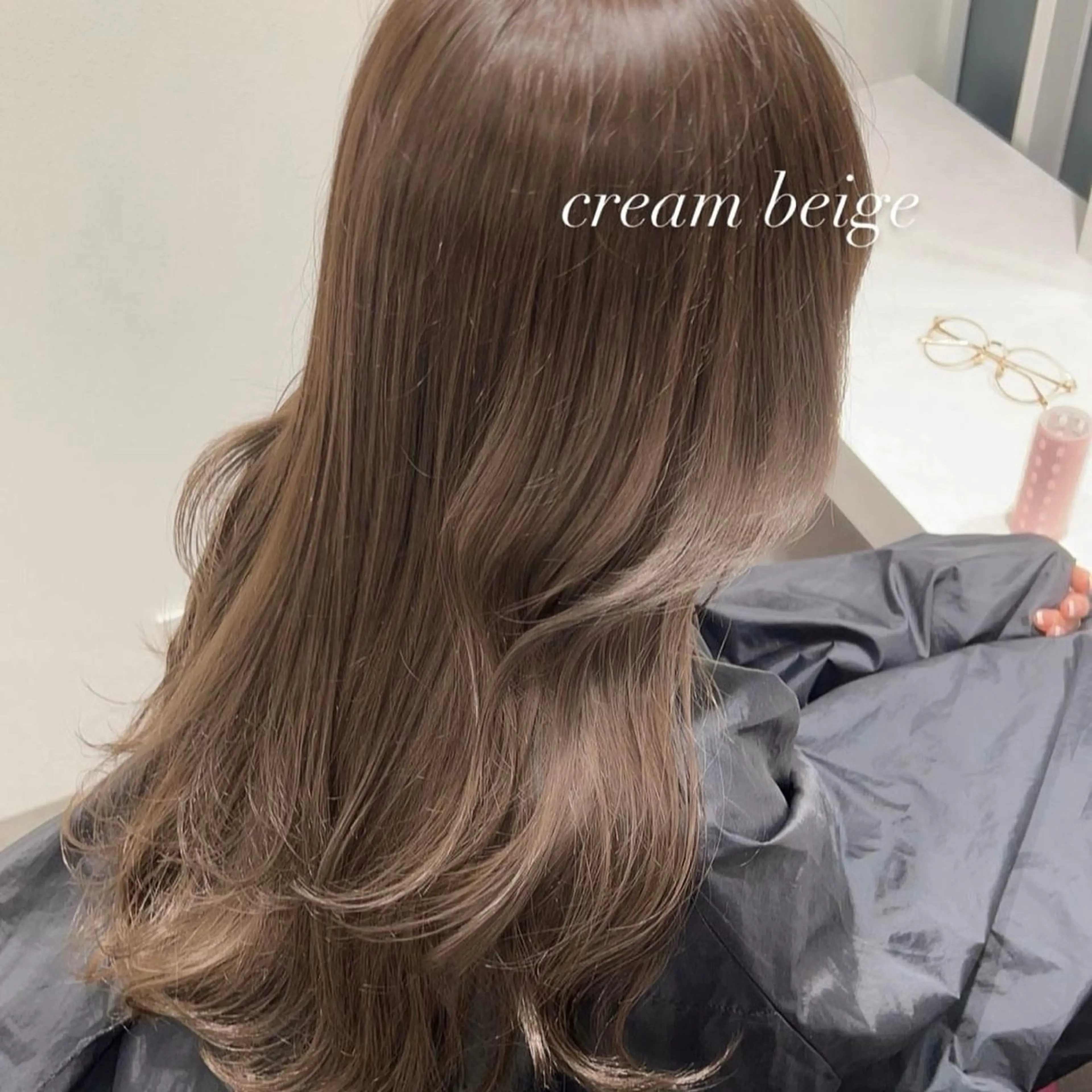 ミディアム 透明感カラー ふうか　渋谷のヘアスタイル